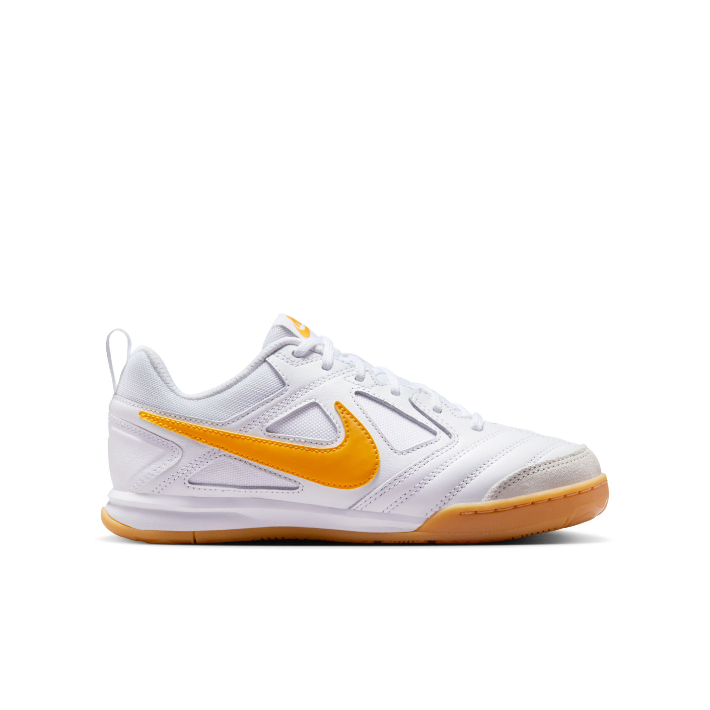 Nike Gato (IN) Kids Indoor Football Shoes White Gold Brown
