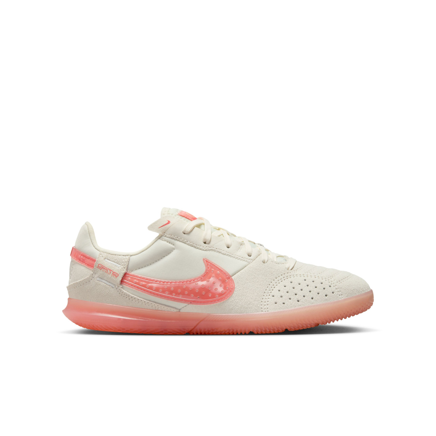 Nike Street Football Shoes Street Gato Kids White Light Pink Orange