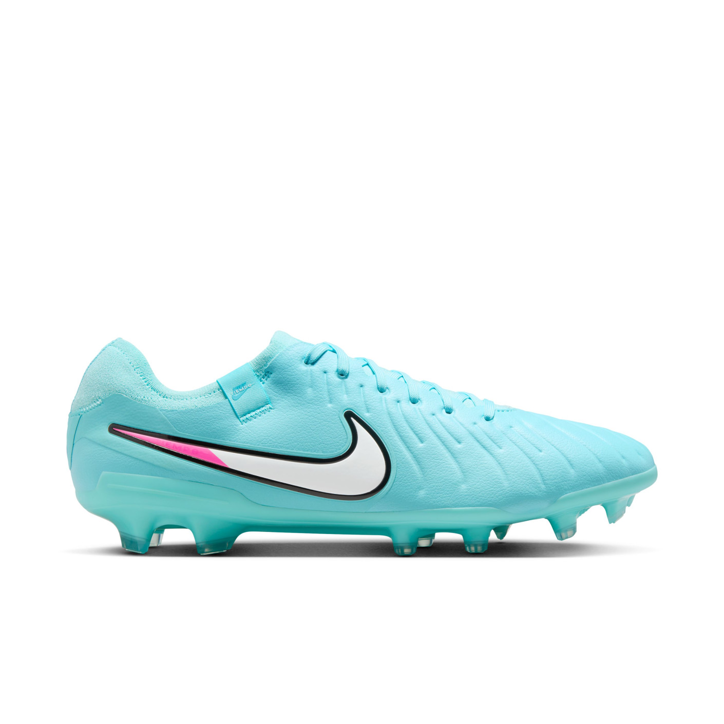 Nike Tiempo Legend Pro 10 Gras Voetbalschoenen (FG) Lichtblauw Wit Felroze