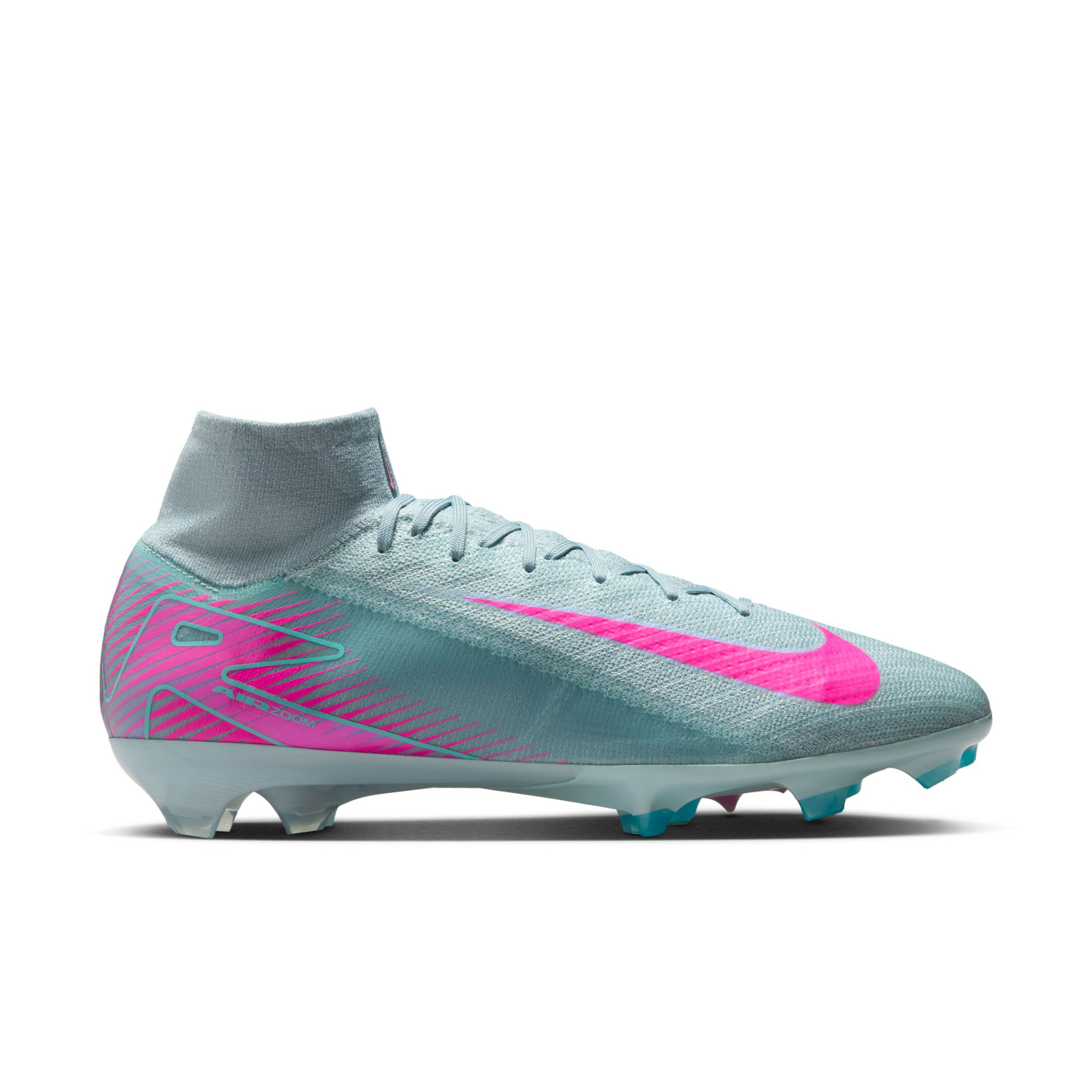 Nike Zoom Mercurial Superfly Elite 10 Grass Football Boots (FG) Light Blue Hot Pink