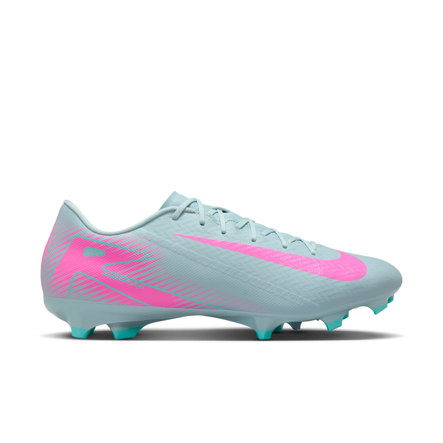 Nike Zoom Mercurial Vapor Academy 16 Gras / Kunstgras Voetbalschoenen (MG) Lichtblauw Felroze