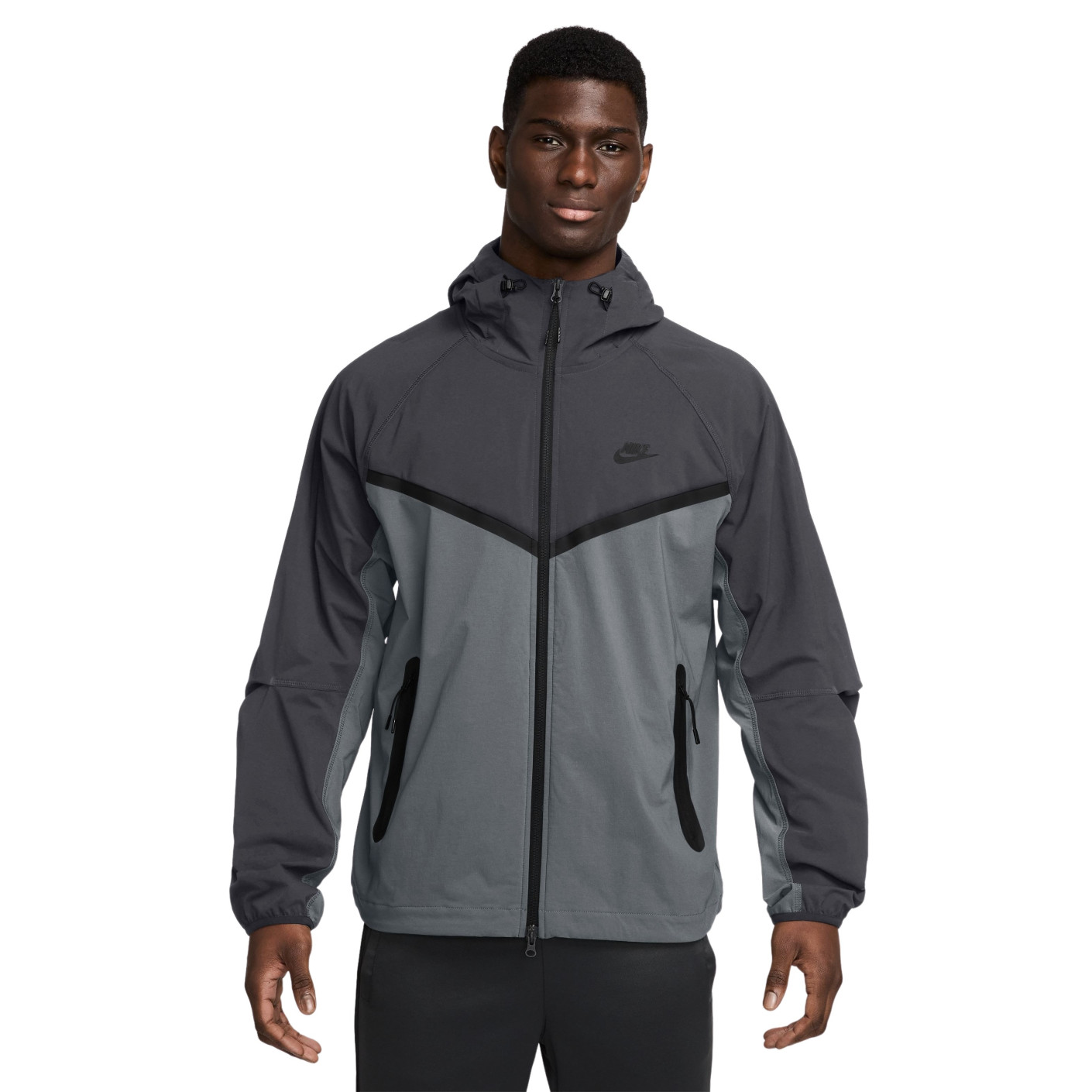 Nike Tech Sportswear Windrunner Jacket Dark Grey Grey Black