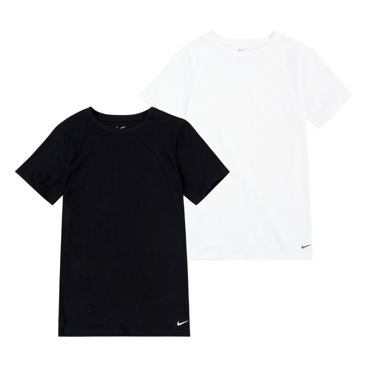 Nike Crew Ondershirt 2-Pack Jongens Zwart Wit