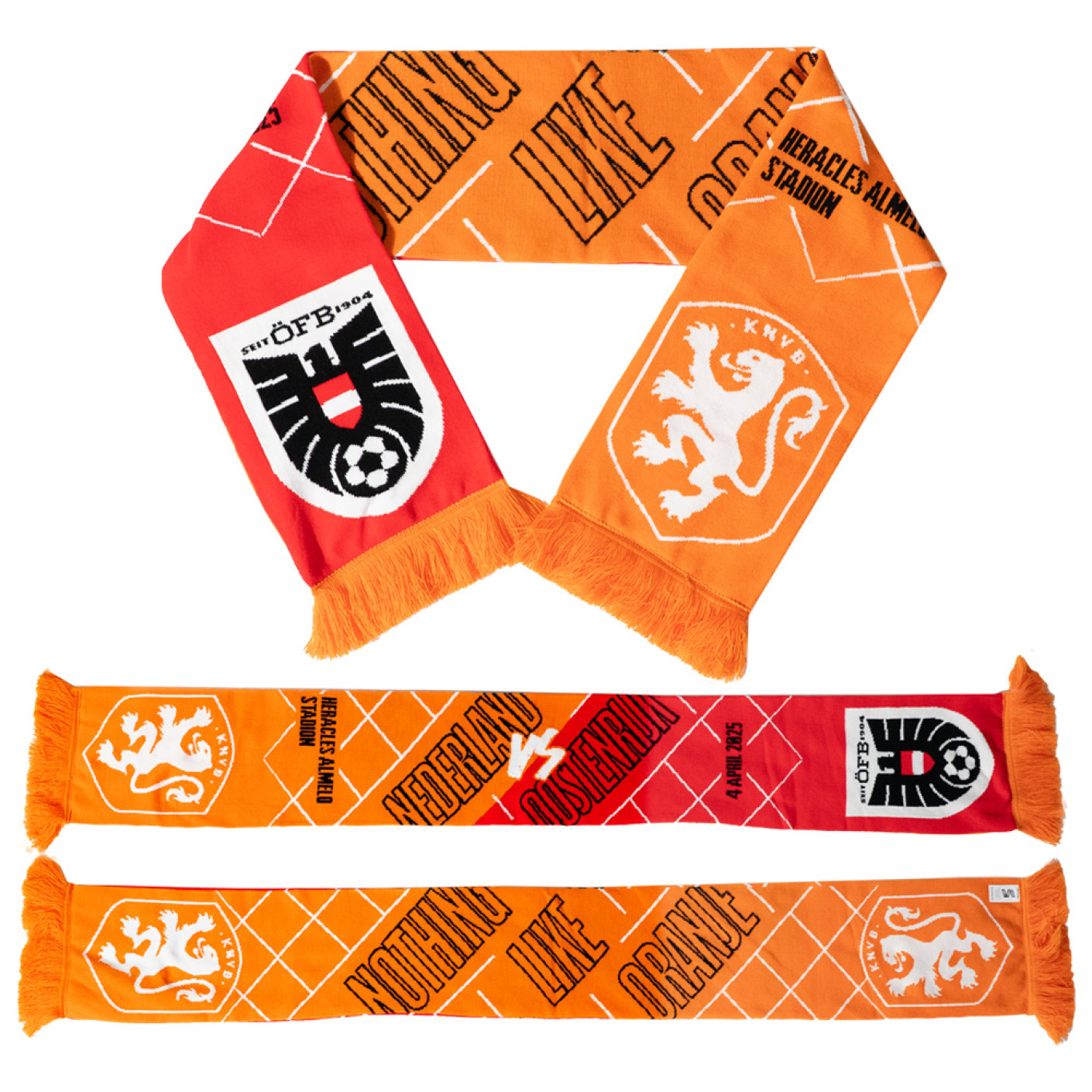KNVB Orange Lioness Scarf Netherlands - Austria