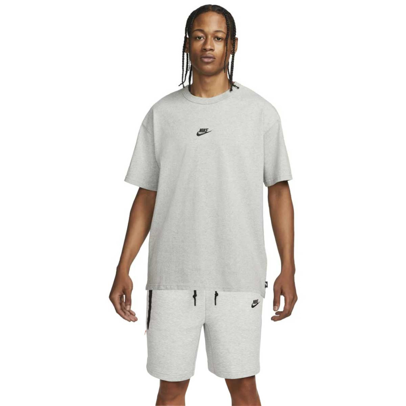 Nike Sportswear Premium Essentials Tech Fleece Zomerset Lichtgrijs Zwart
