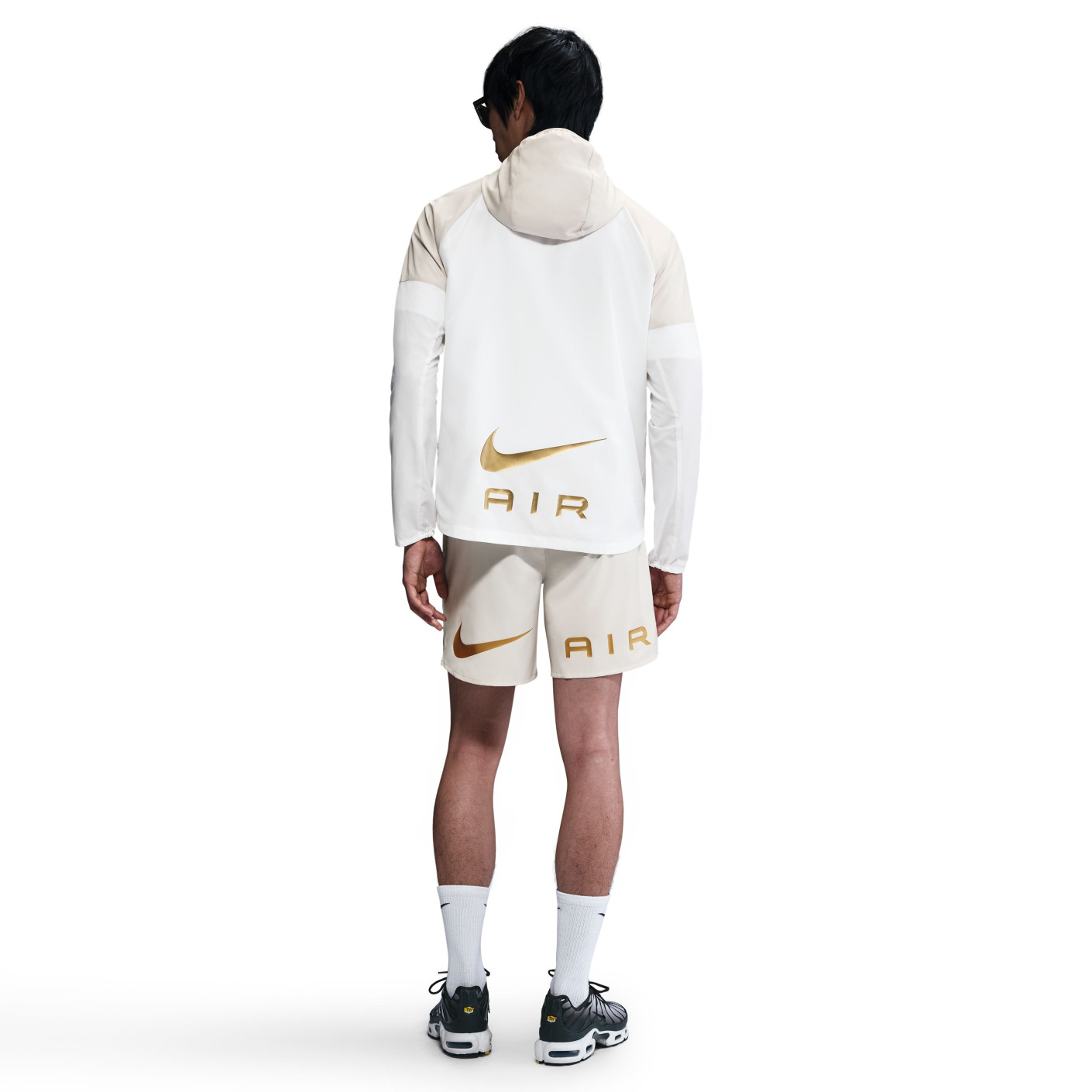 nike gold and silver jacket