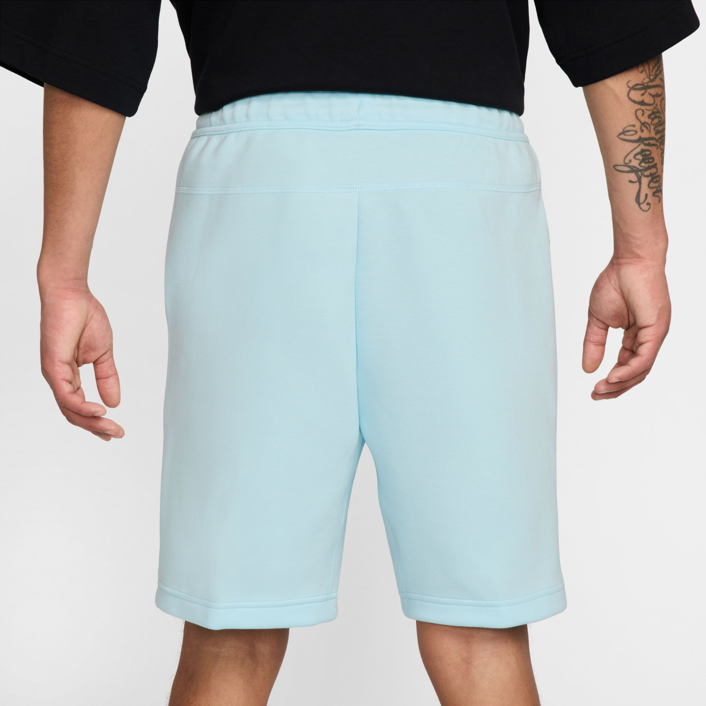 Nike Tech Fleece Sportswear Short Light Blue Black - KNVBshop.nl