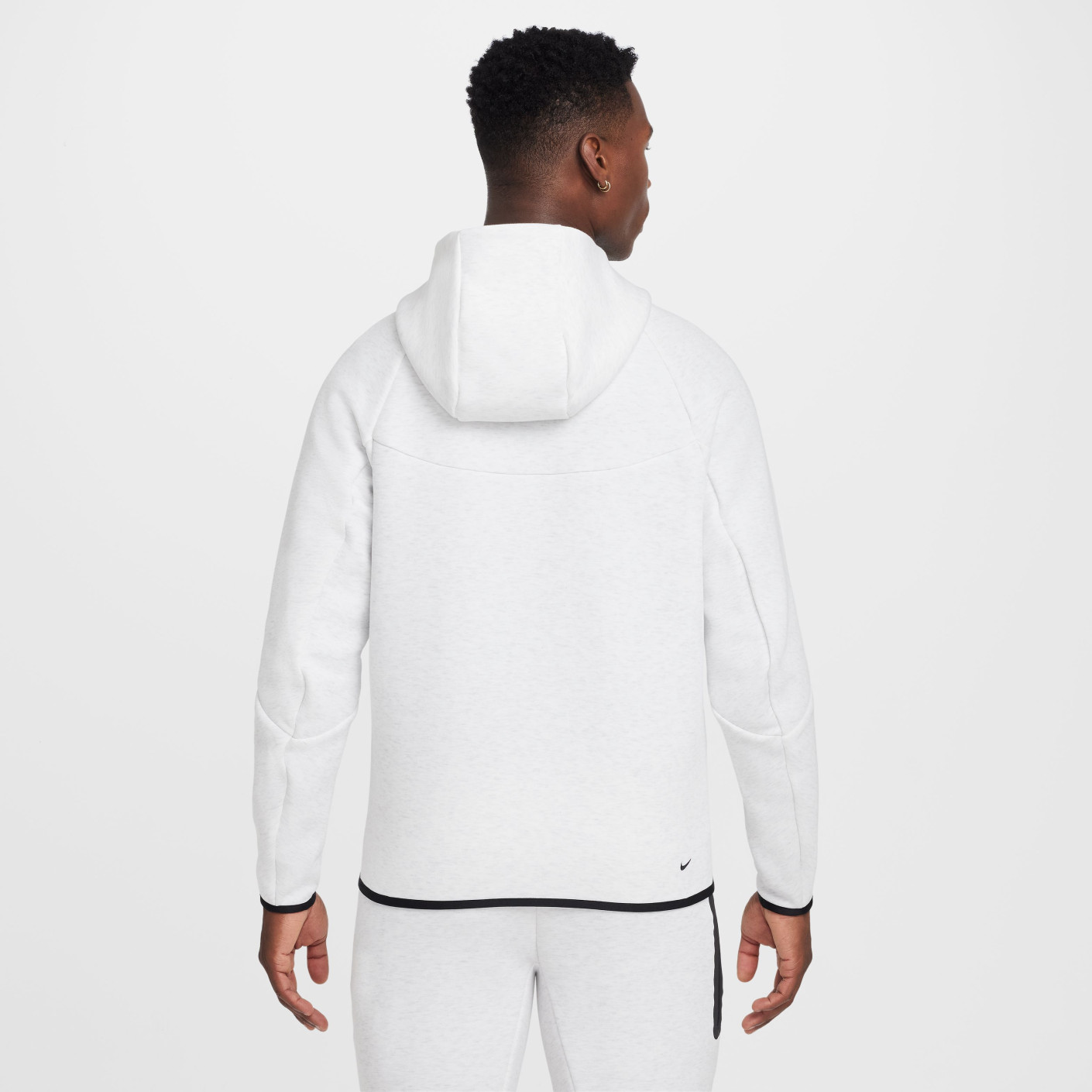 Nike Tech Fleece Sportswear Vest White Black - KNVBshop.nl