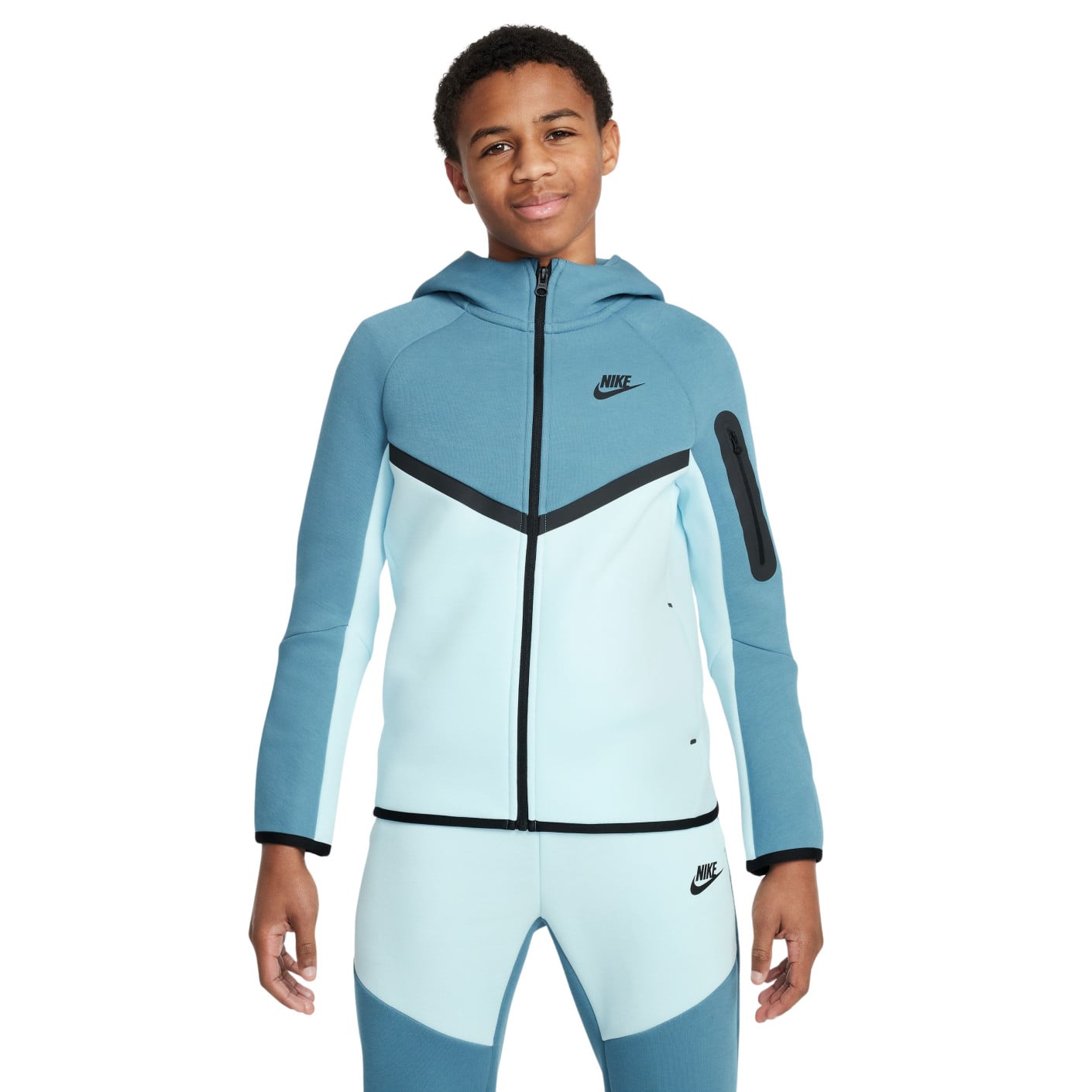 nike tech blue tracksuit