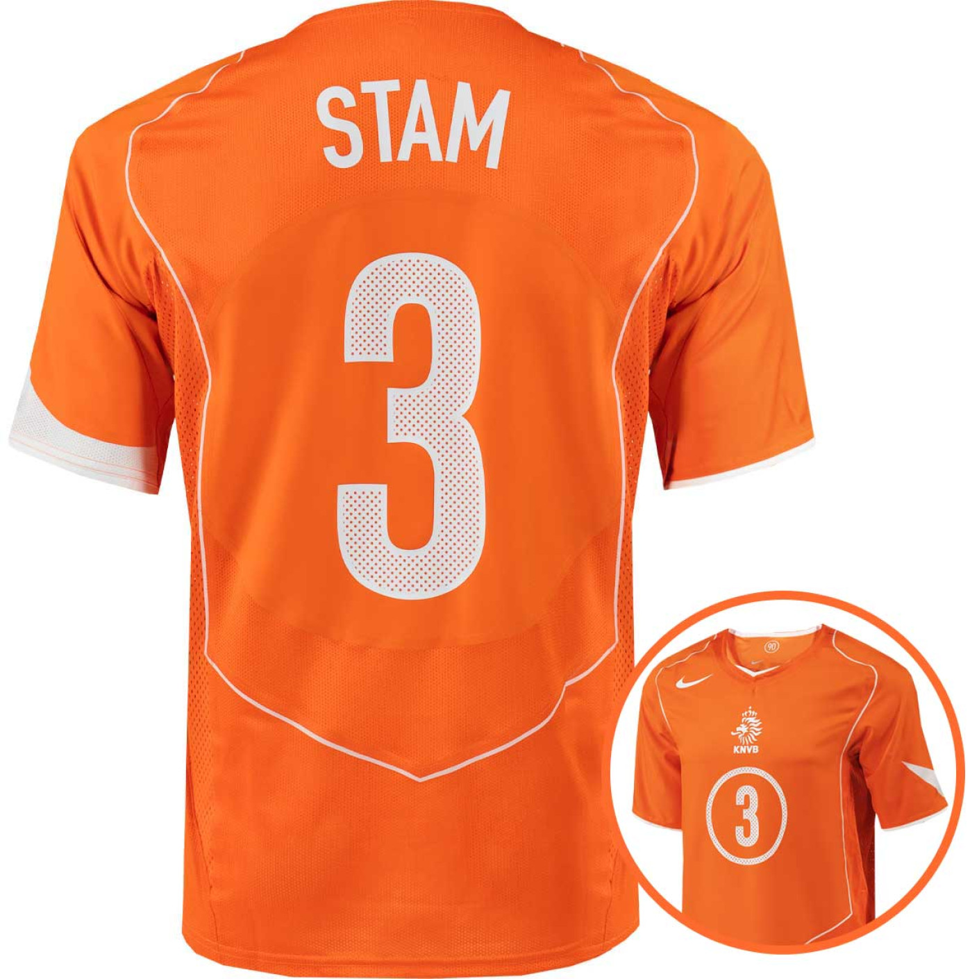 Nike Nederlands Elftal Total 90 Stam 3 Thuisshirt 2004 Reissue