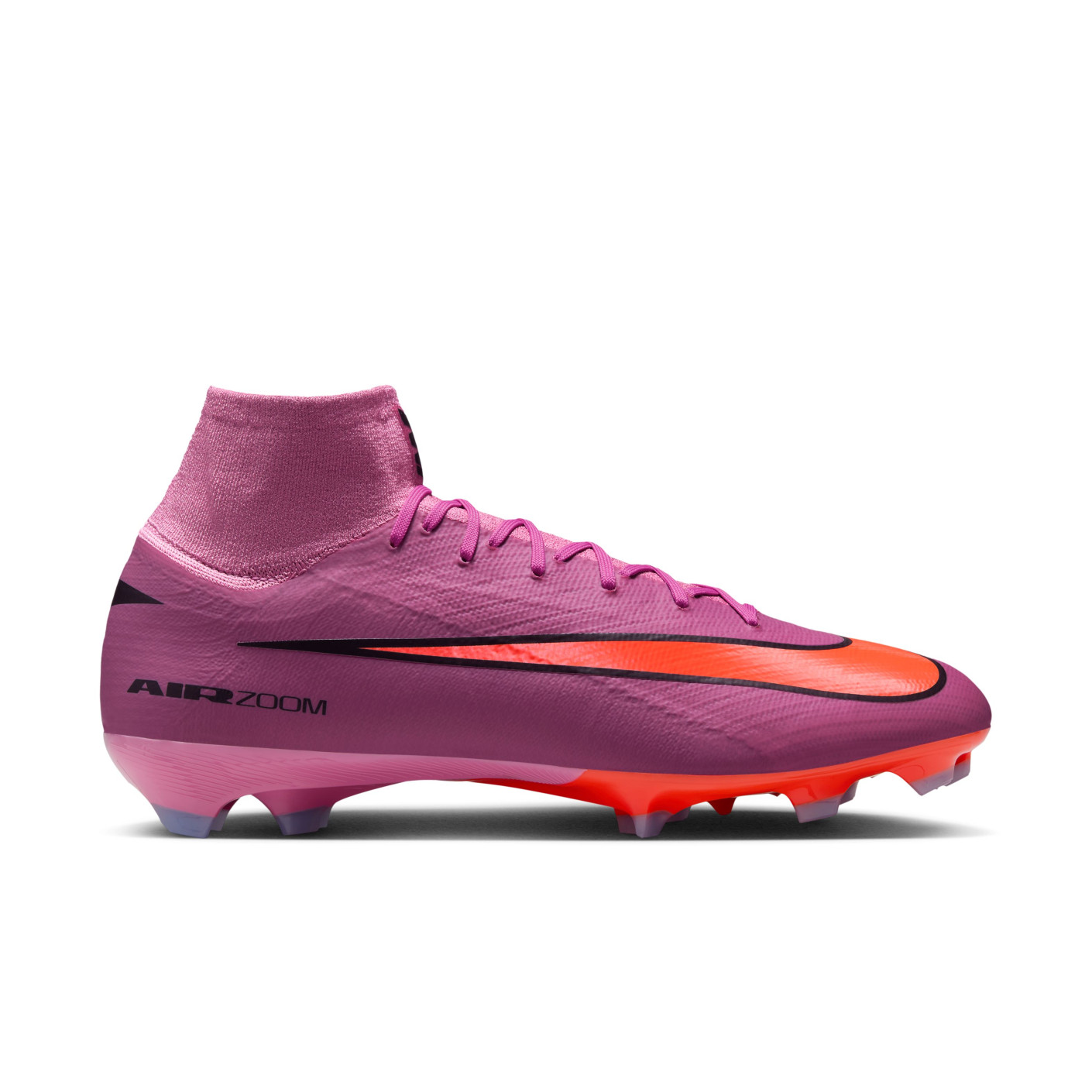 Nike Zoom Mercurial Superfly Pro 10 Gras Voetbalschoenen (FG) Roze Felrood Lichtblauw