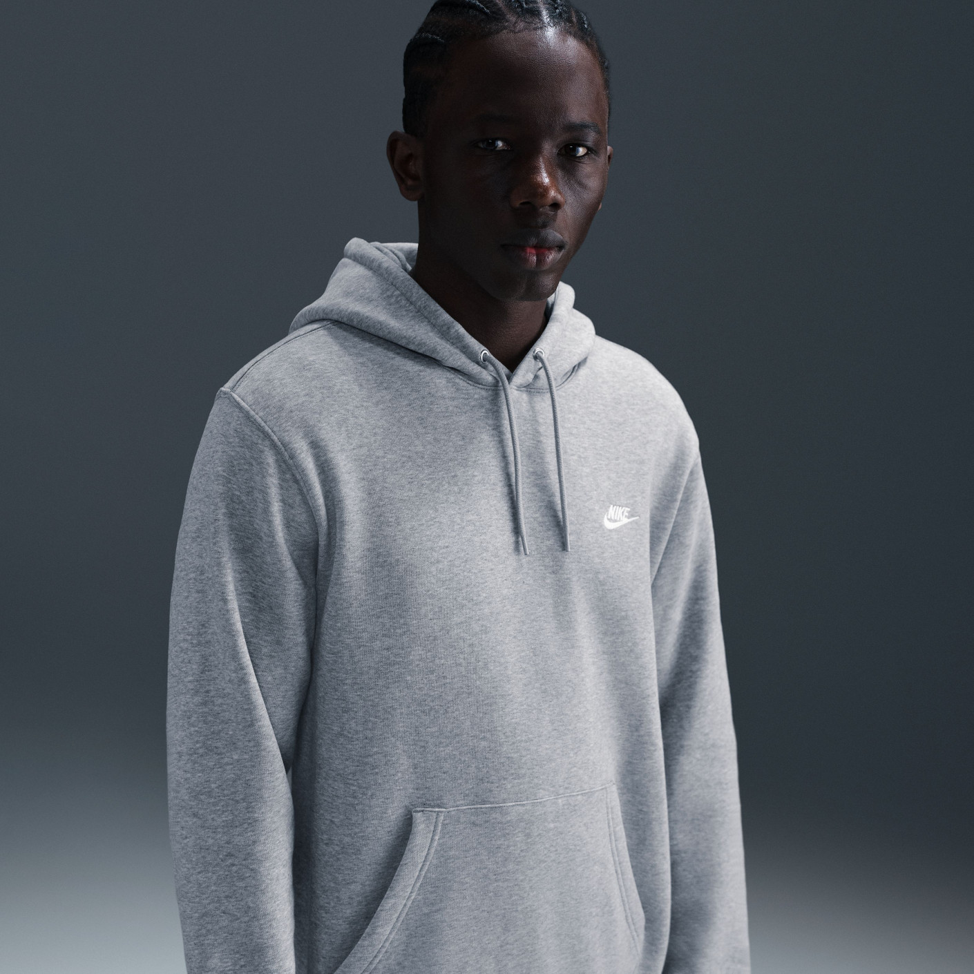 nike sportswear club fleece gray