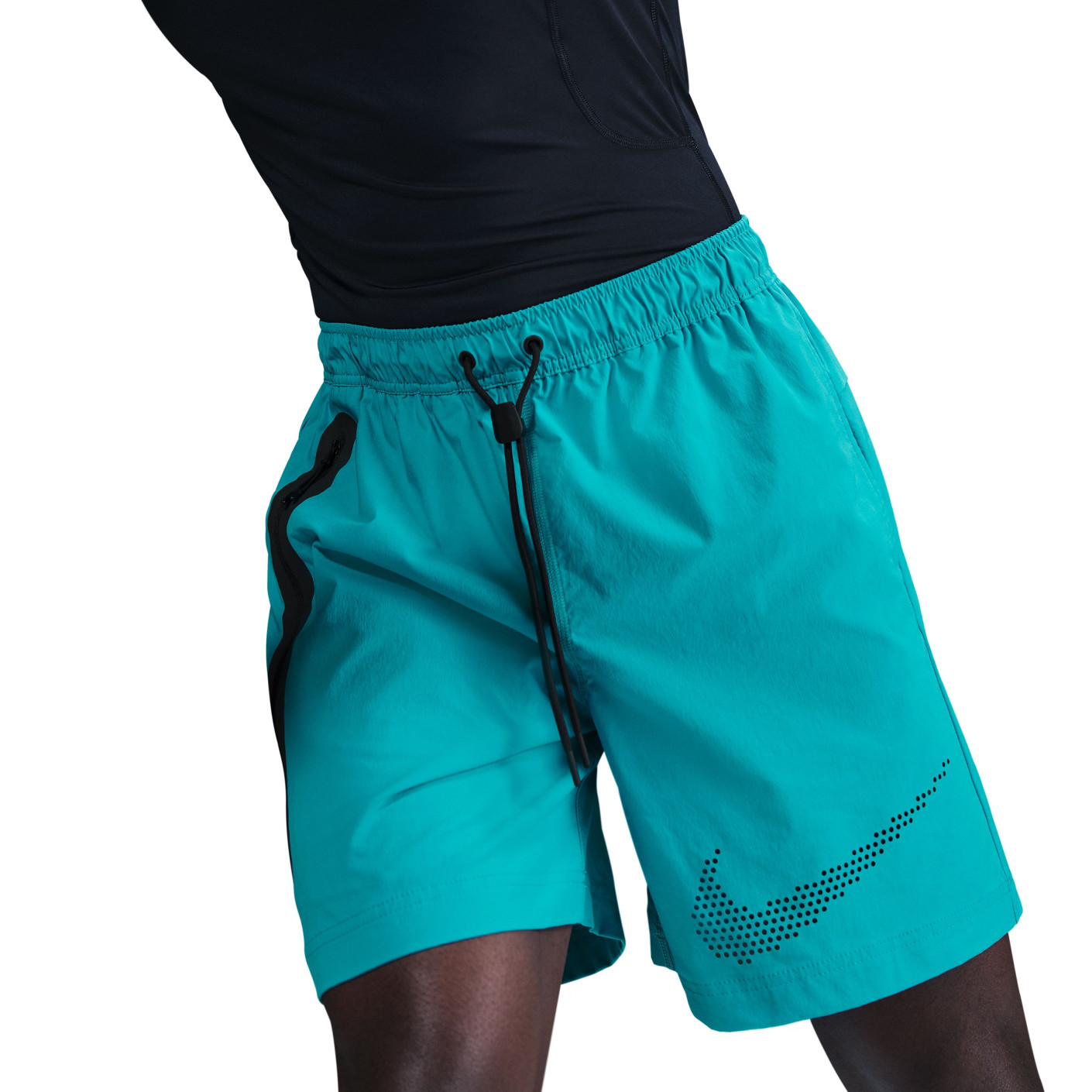 black and teal nike shorts