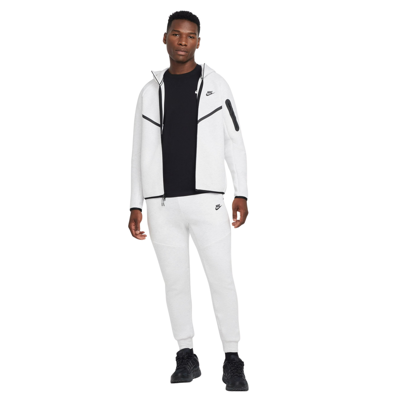 Nike Tech Fleece Sportswear Trainingspak Wit Zwart