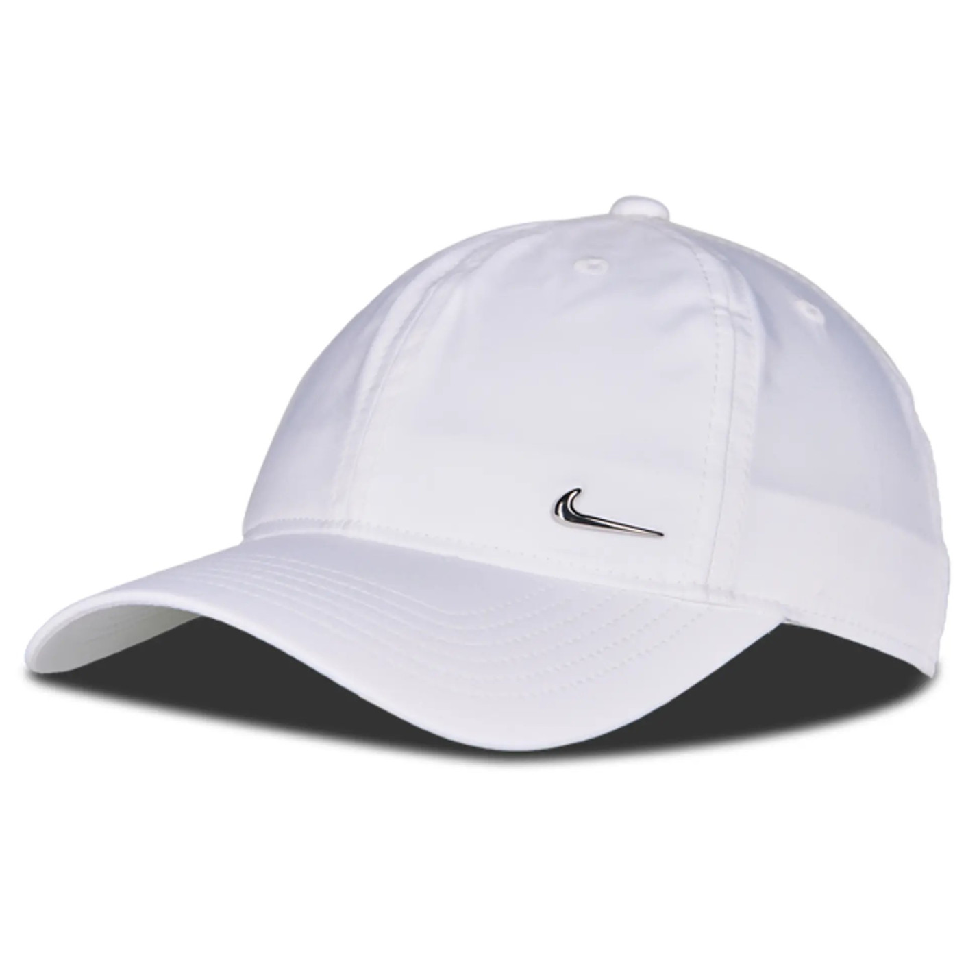 Nike Dri-Fit Nan Club Metal Swoosh Pet Kleuters Wit Zilver