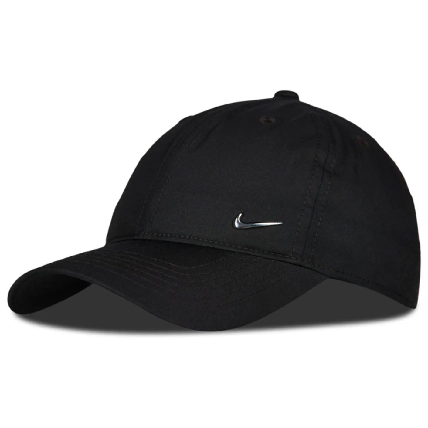 Nike Dri-Fit Nan Club Metal Swoosh Pet Kleuters Zwart Zilver