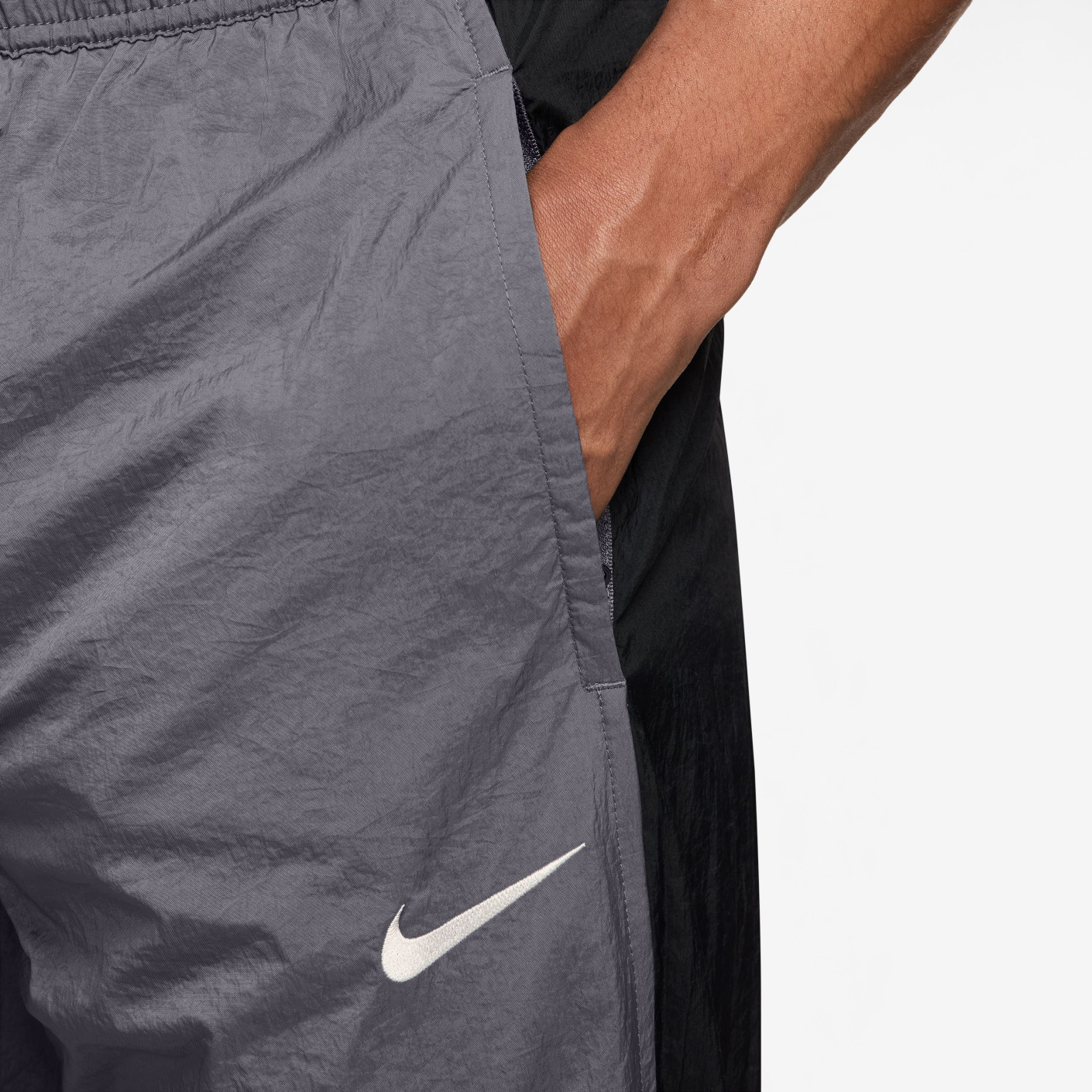 Nike Total 90 Woven Full-Zip Tracksuit Grey Black White - KNVBshop.nl