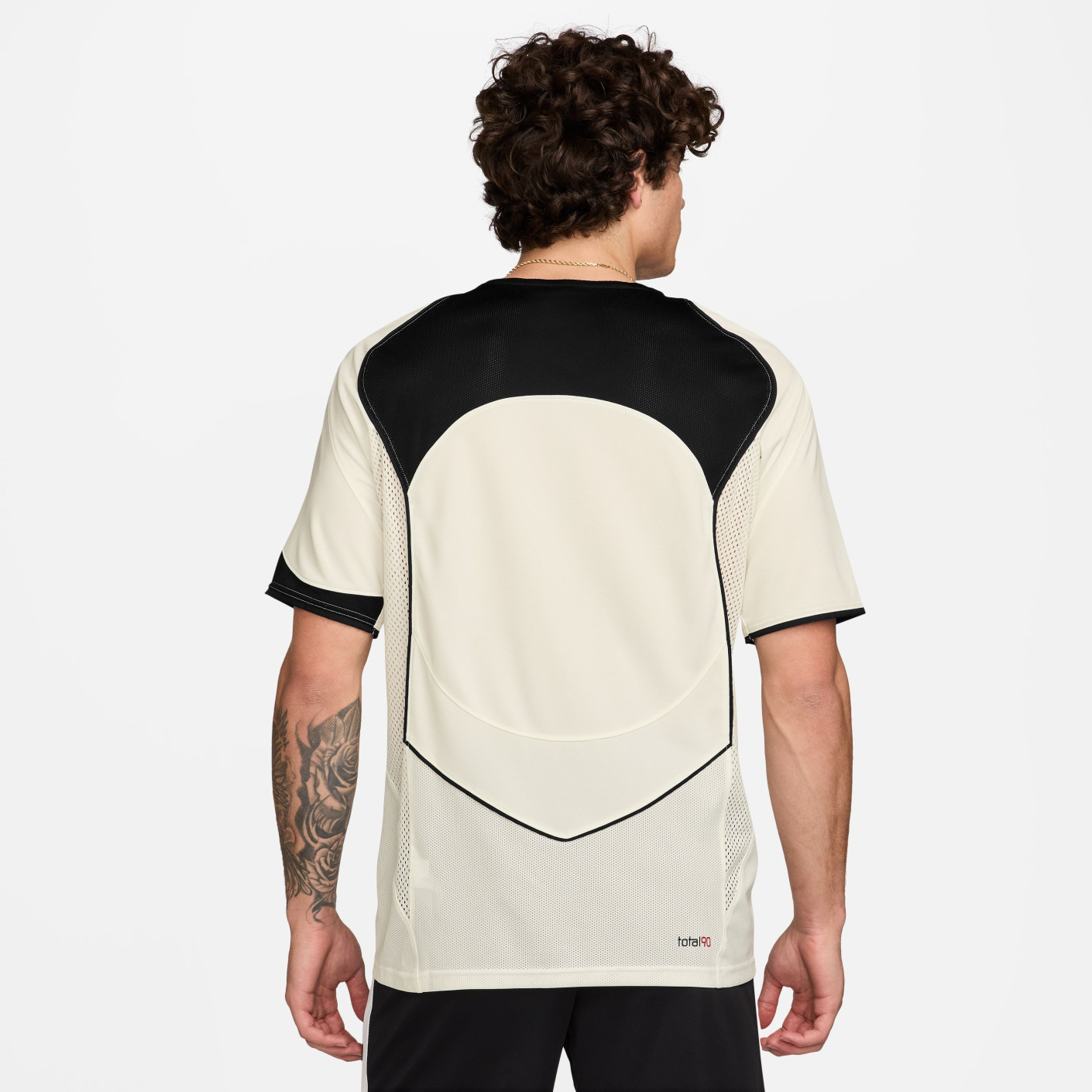 Nike Total 90 Training Shirt Off White Black Red - KNVBshop.nl