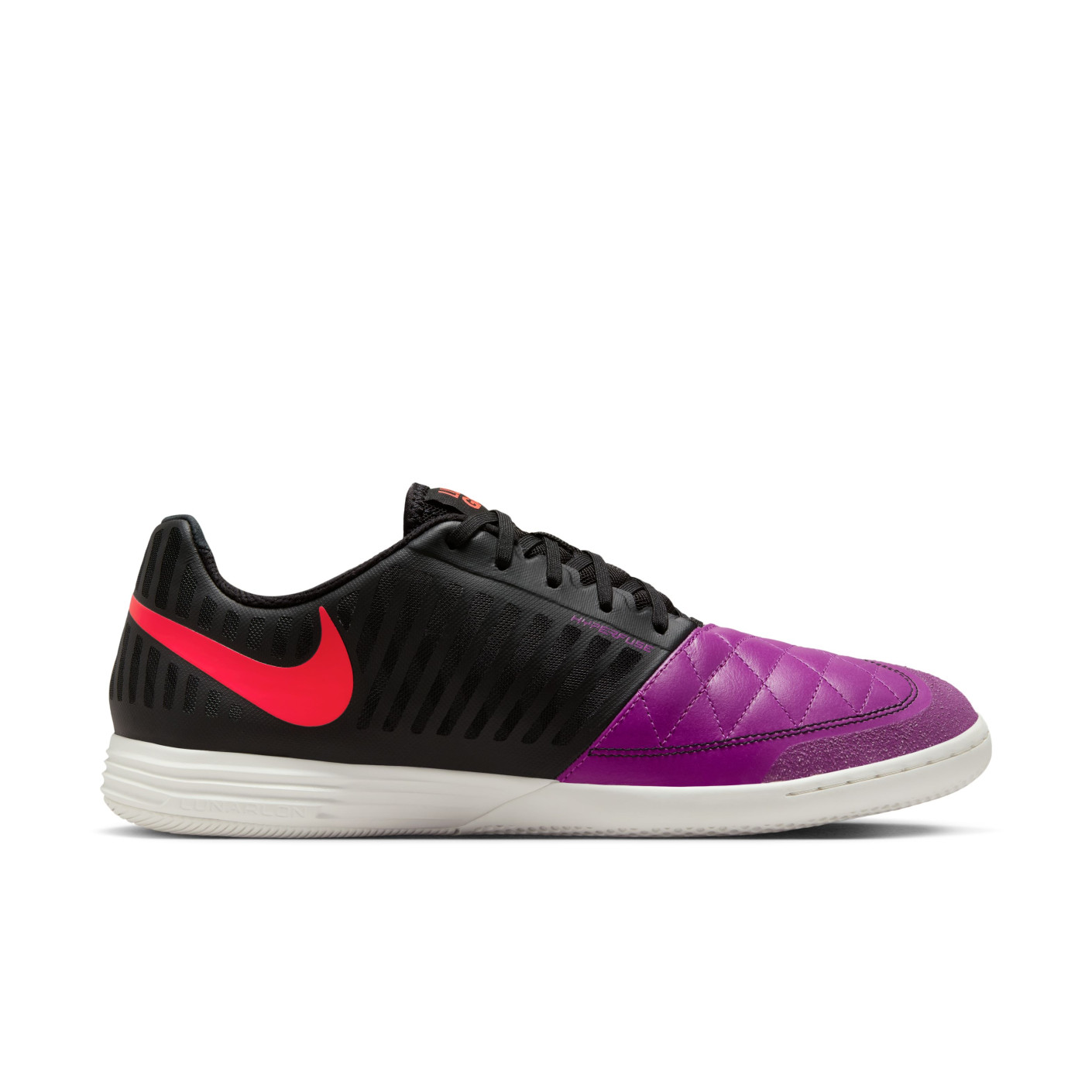 Nike Zaalvoetbalschoenen Lunargato II (IN) Zwart Paars Rood