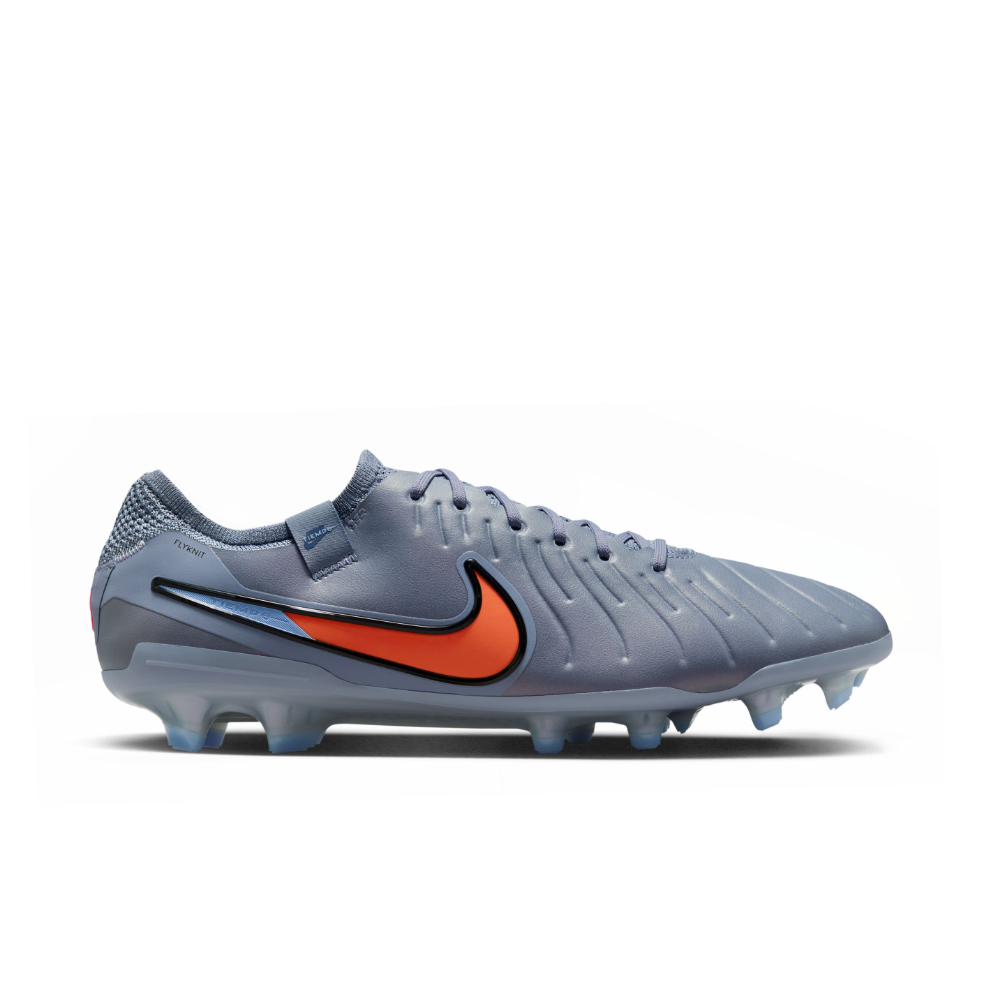 Nike Tiempo Legend Elite 10 Gras Voetbalschoenen (FG) Lichtblauw Felrood Zwart