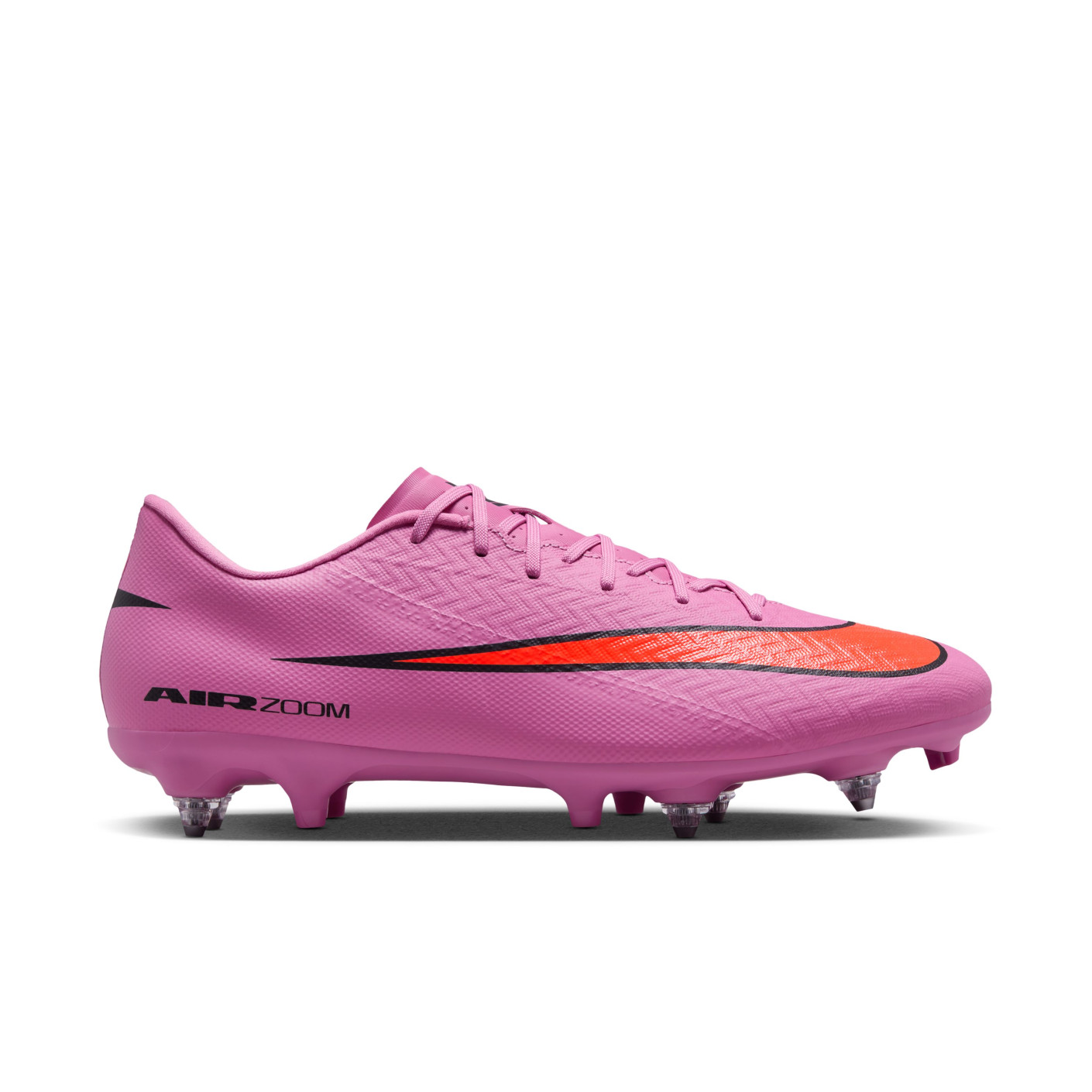 Nike Zoom Mercurial Vapor Academy 16 Iron Nop Football Boots (SG) Anti-Clog Pink Bright Red Light Blue