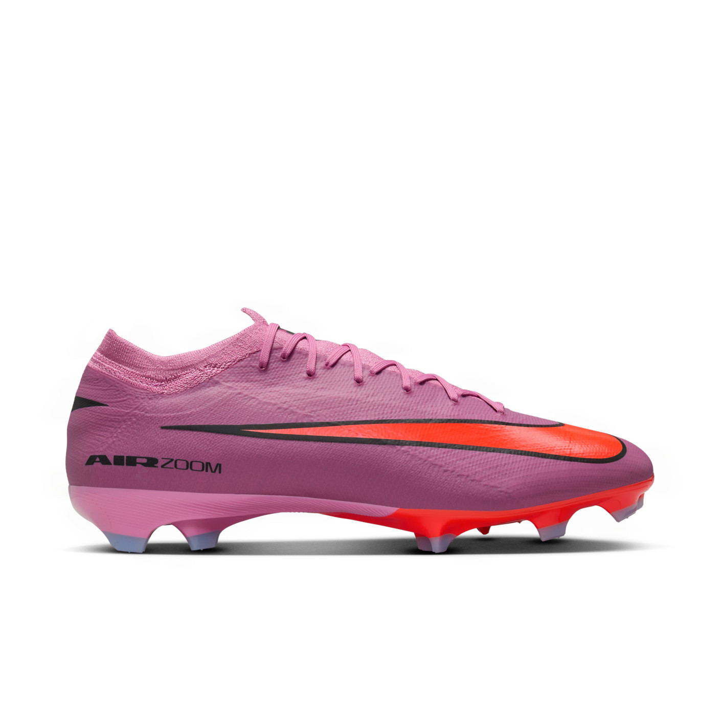 Nike Zoom Mercurial Vapor Pro 16 Gras Voetbalschoenen (FG) Roze Felrood Lichtblauw