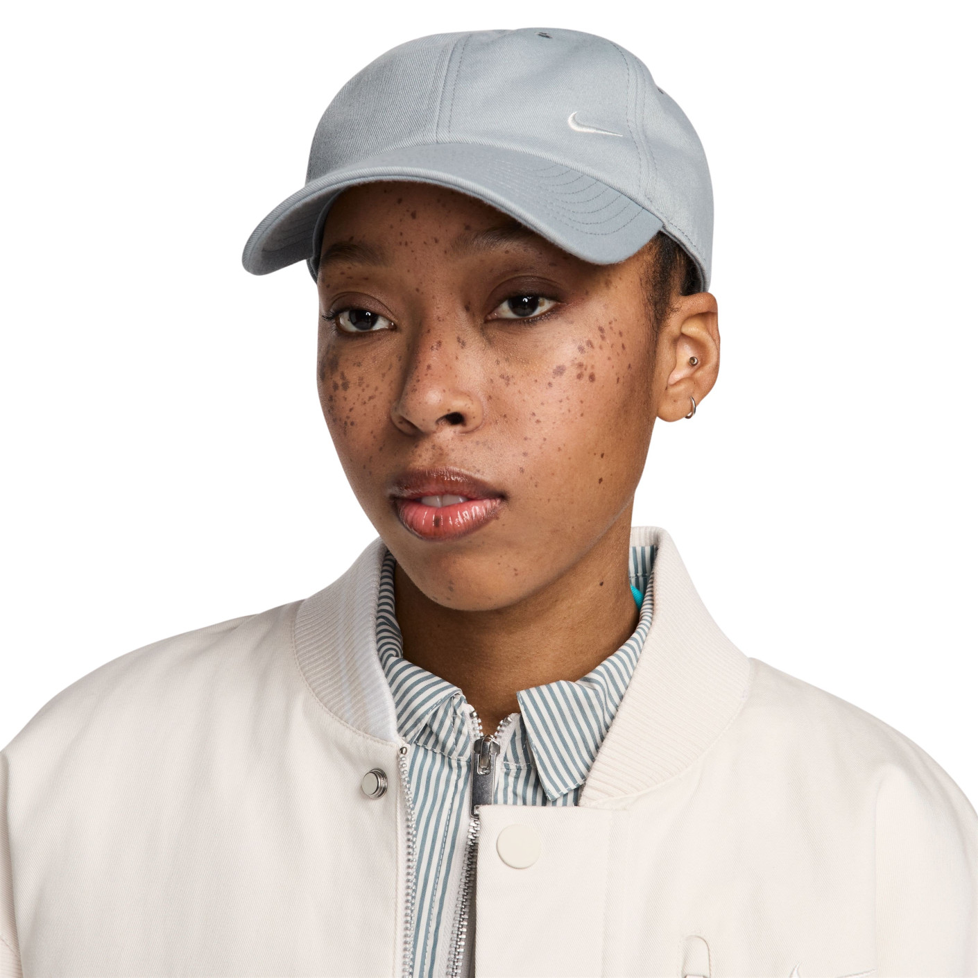 Nike Unstructured Club Pet Blauw Grijs Gebroken Wit