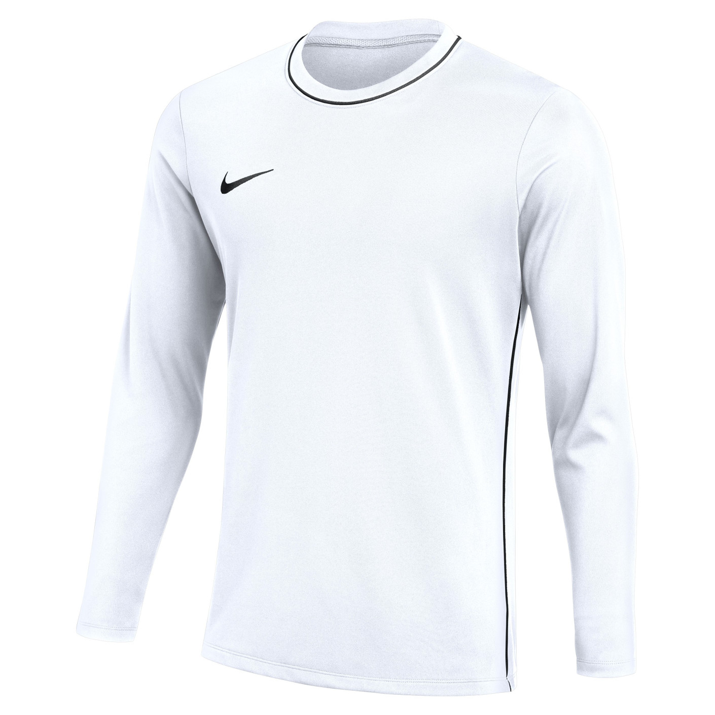 Nike Dri-FIT Park 26 Trainingsshirt Lange Mouwen Wit Zwart