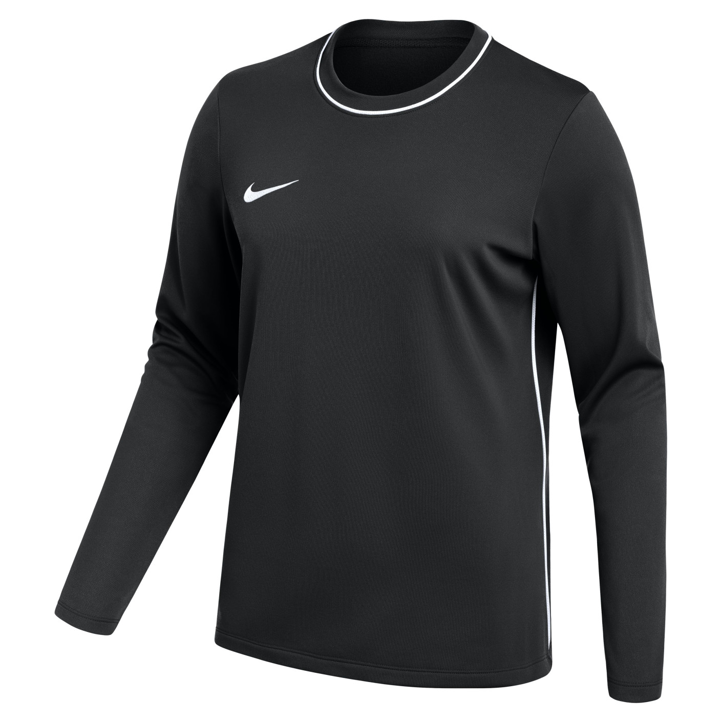 Nike Dri-FIT Park 26 Trainingsshirt Lange Mouwen Dames Zwart Wit