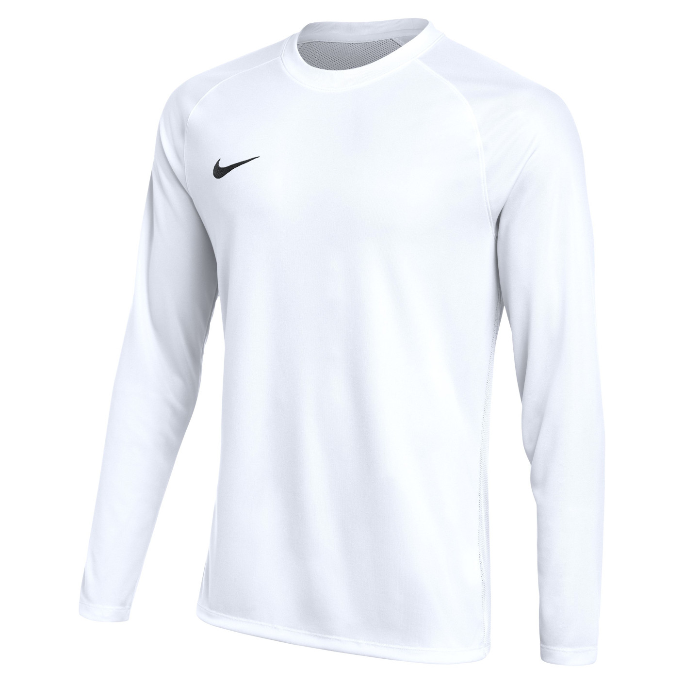 Nike Dri-FIT Park VIII Long Sleeve Football Shirt White Black