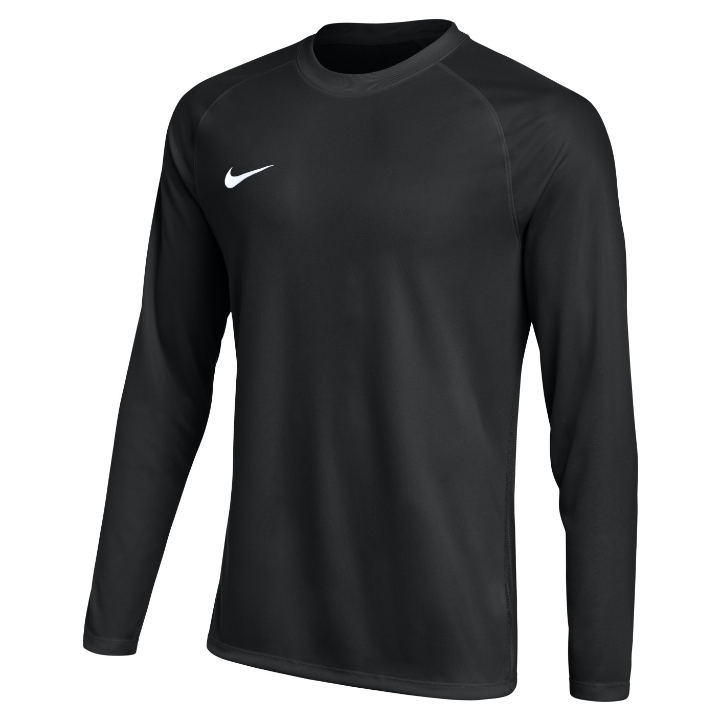 Nike Dri-FIT Park VIII Voetbalshirt Lange Mouwen Kids Zwart Wit