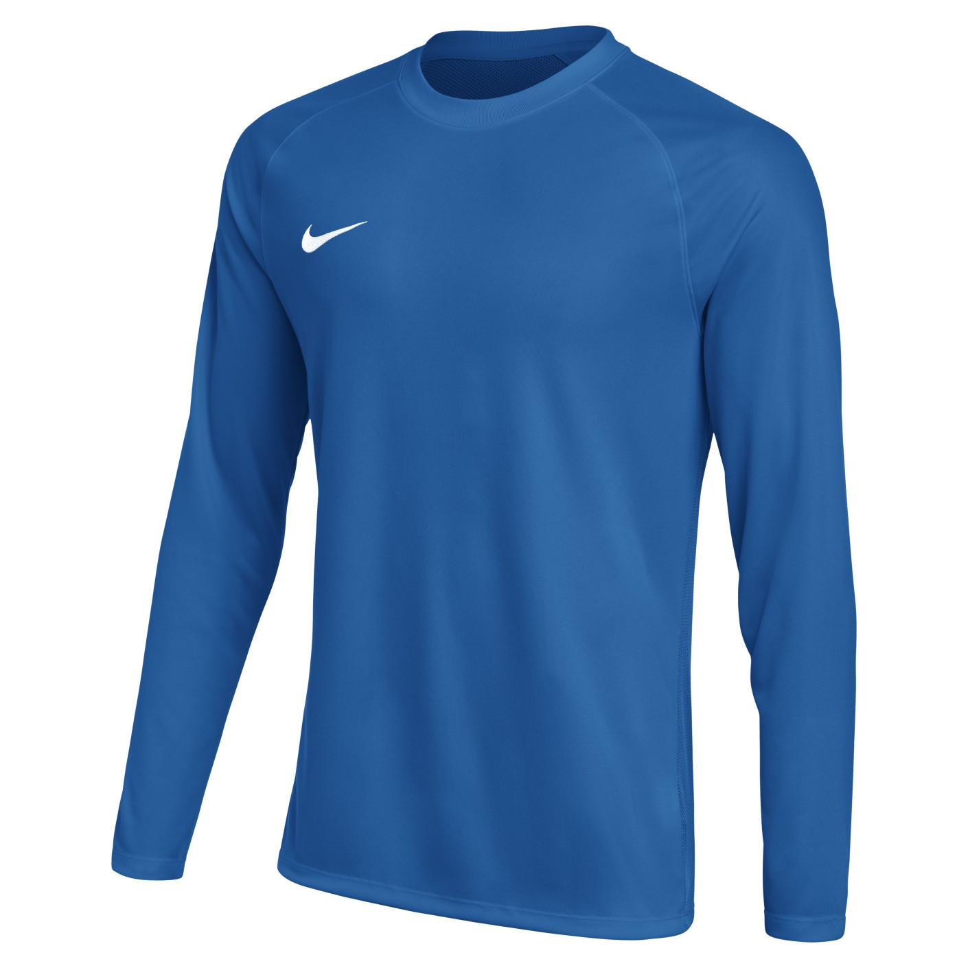 Nike Dri-FIT Park VIII Voetbalshirt Lange Mouwen Kids Blauw Wit