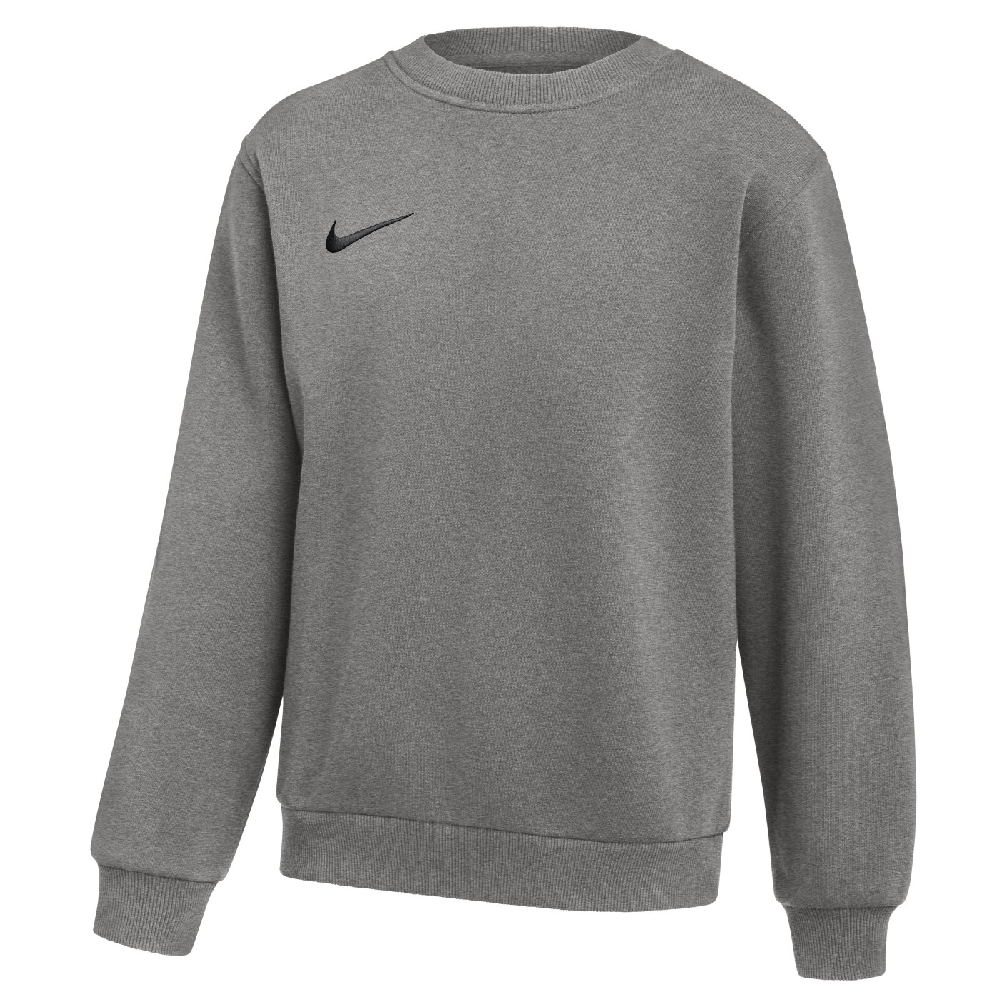 Nike Park 26 Fleece Crew Sweater Kids Donkergrijs Zwart