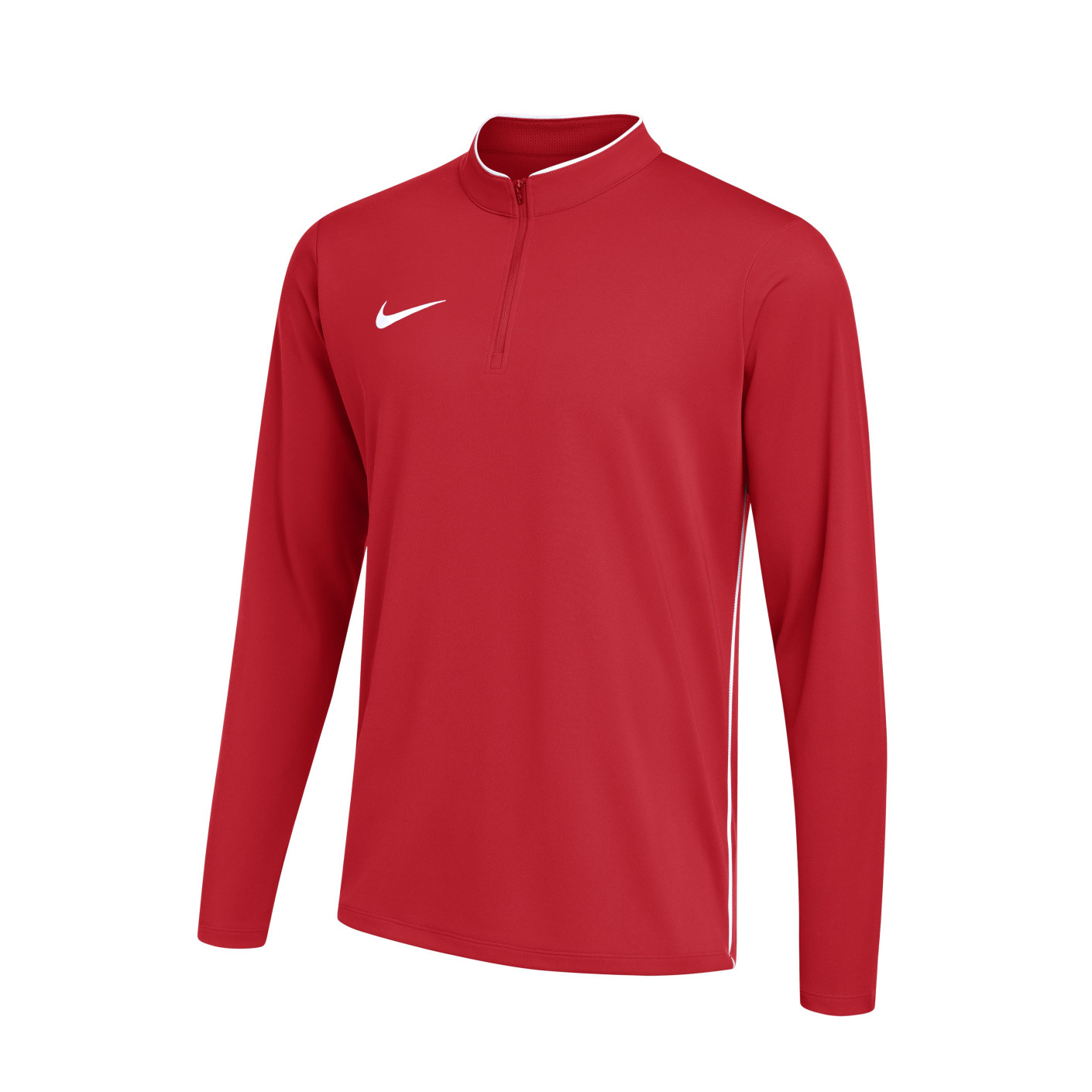 Nike Dri-FIT Park 26 Trainingstrui 1/4-Zip Rood Wit