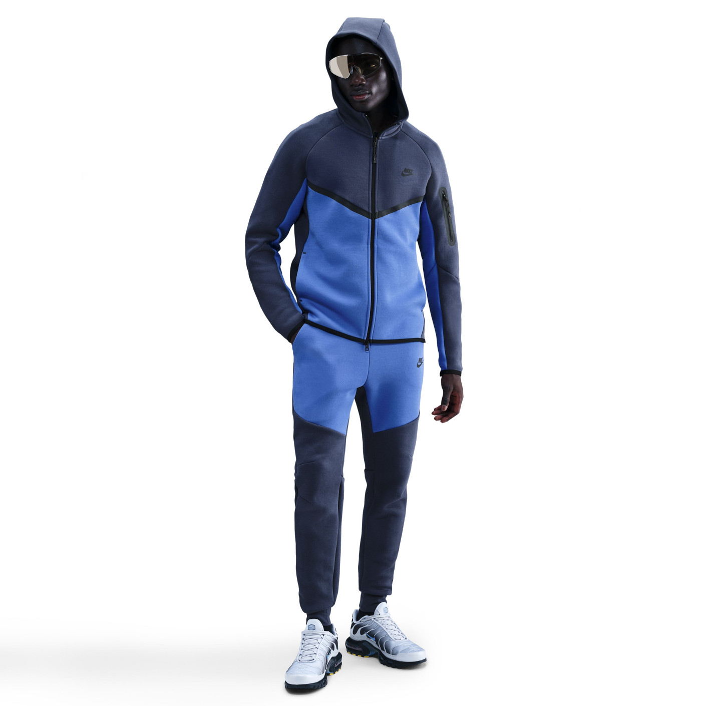 Nike Sportswear Tech Fleece Trainingspak Donkerblauw Paars