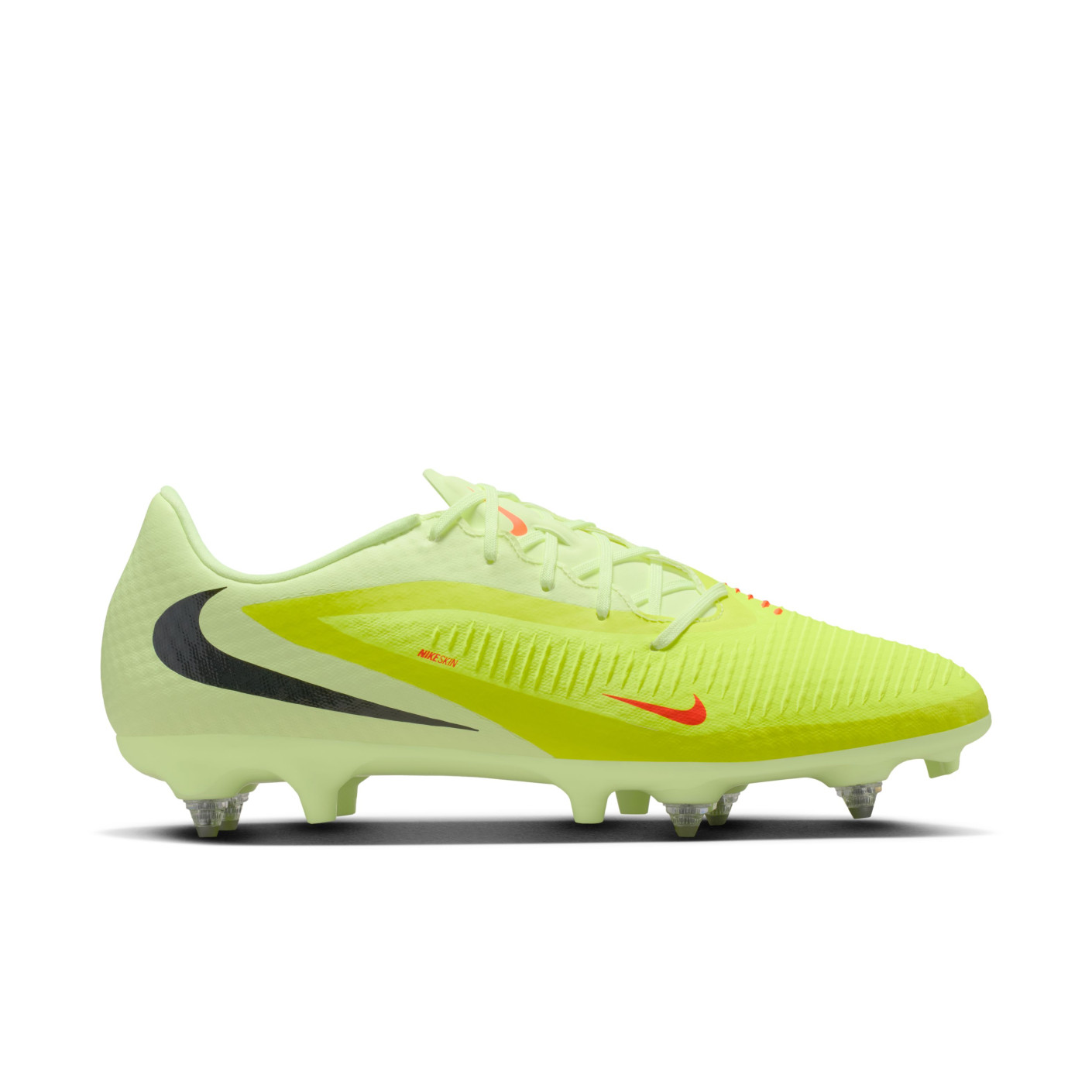 Nike Phantom 6 Academy Low Iron Stud Football Boots (SG) Anti-Clog Yellow Orange Black