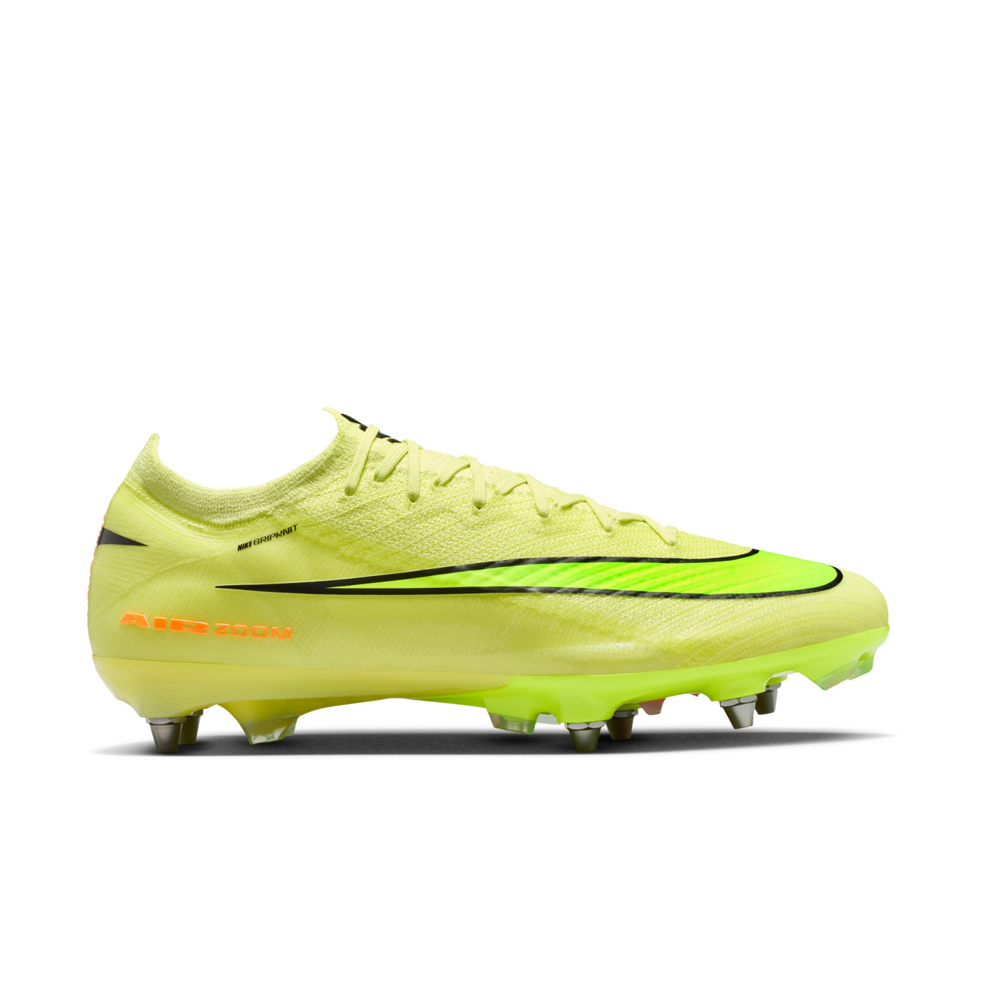 Nike Zoom Mercurial Vapor Elite 16 IJzeren-Nop Voetbalschoenen (SG) Geel Neongeel Oranje