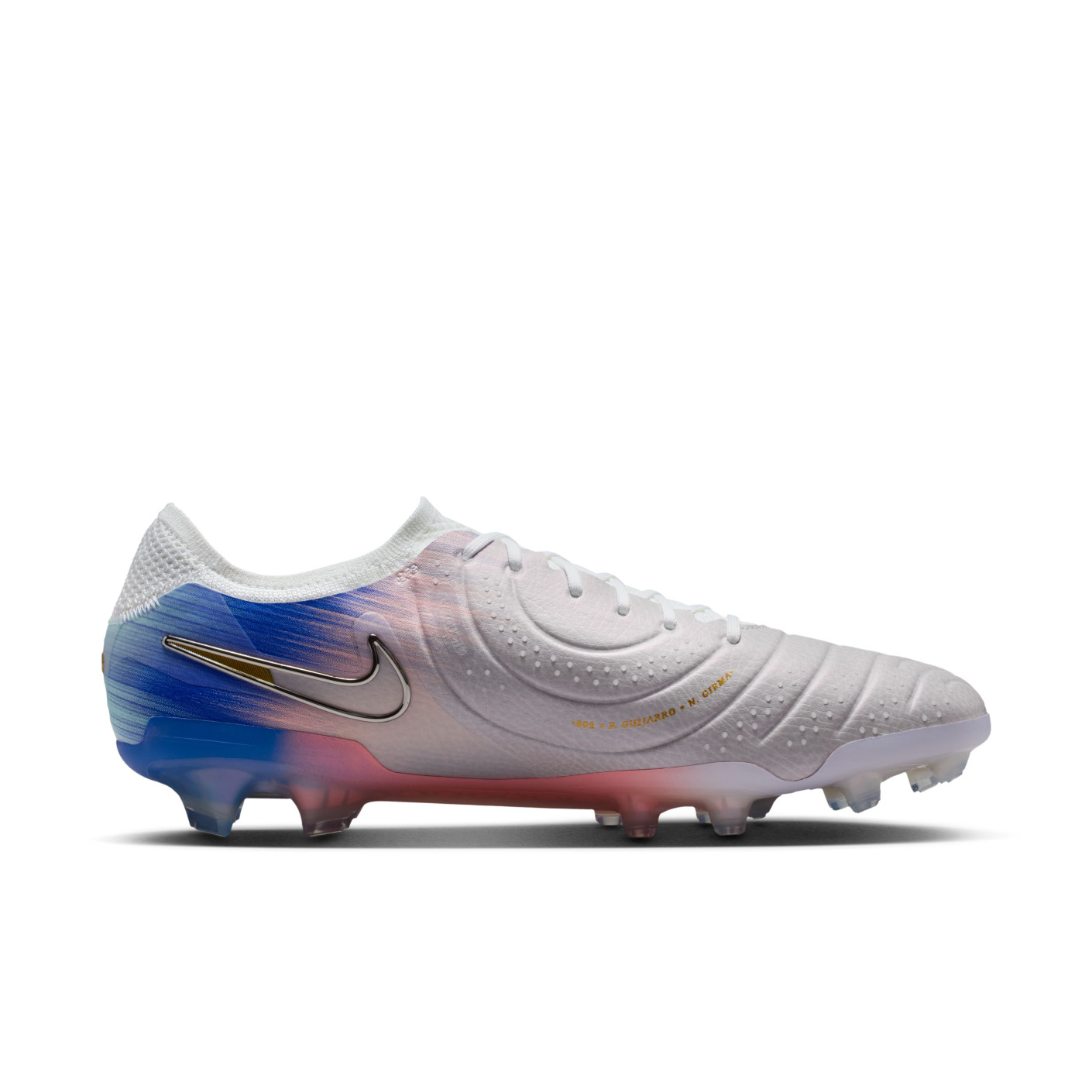 Nike Tiempo Legend 10 Elite Gras Voetbalschoenen (FG) Grijs Blauw