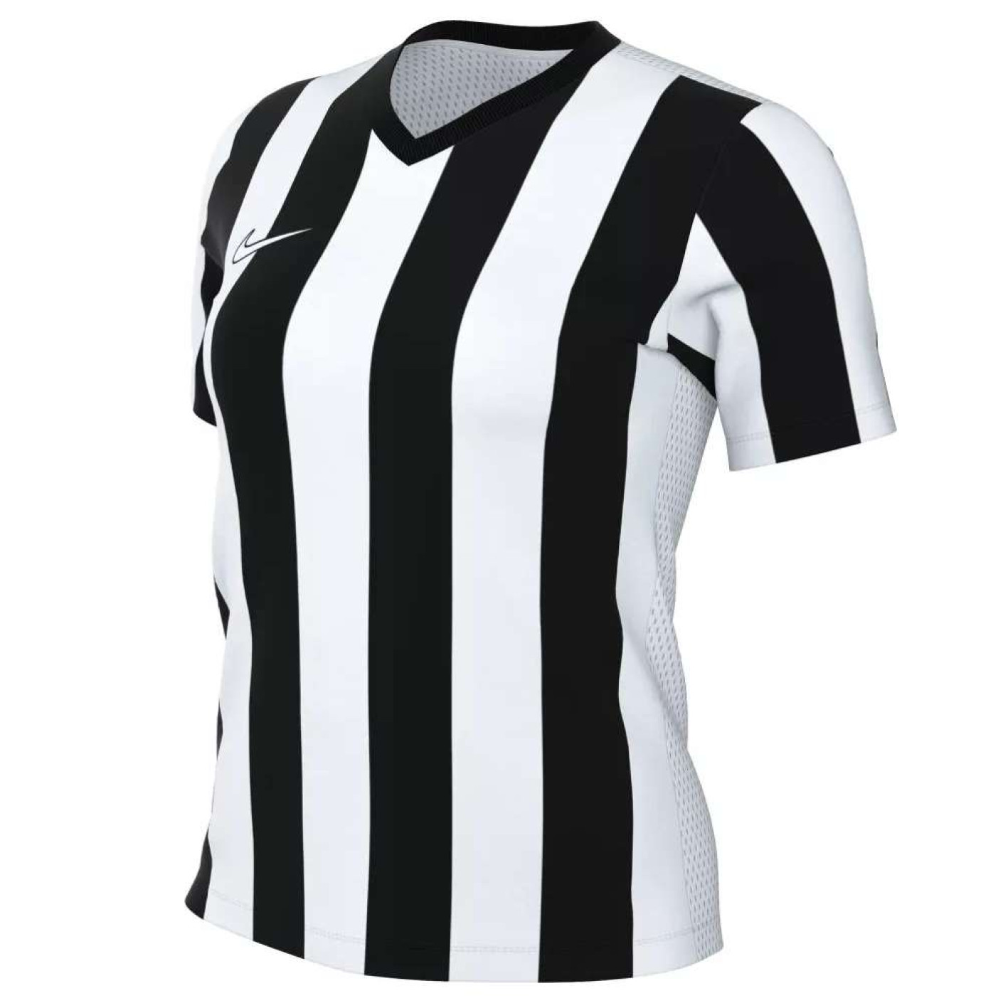 Nike Striped Division V Voetbalshirt Dames Wit Zwart