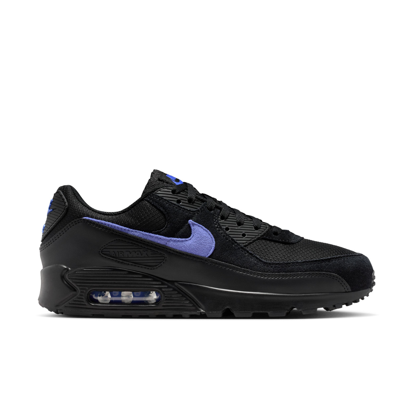 Nike Sneakers Air Max 90 Black Dark Grey Purple