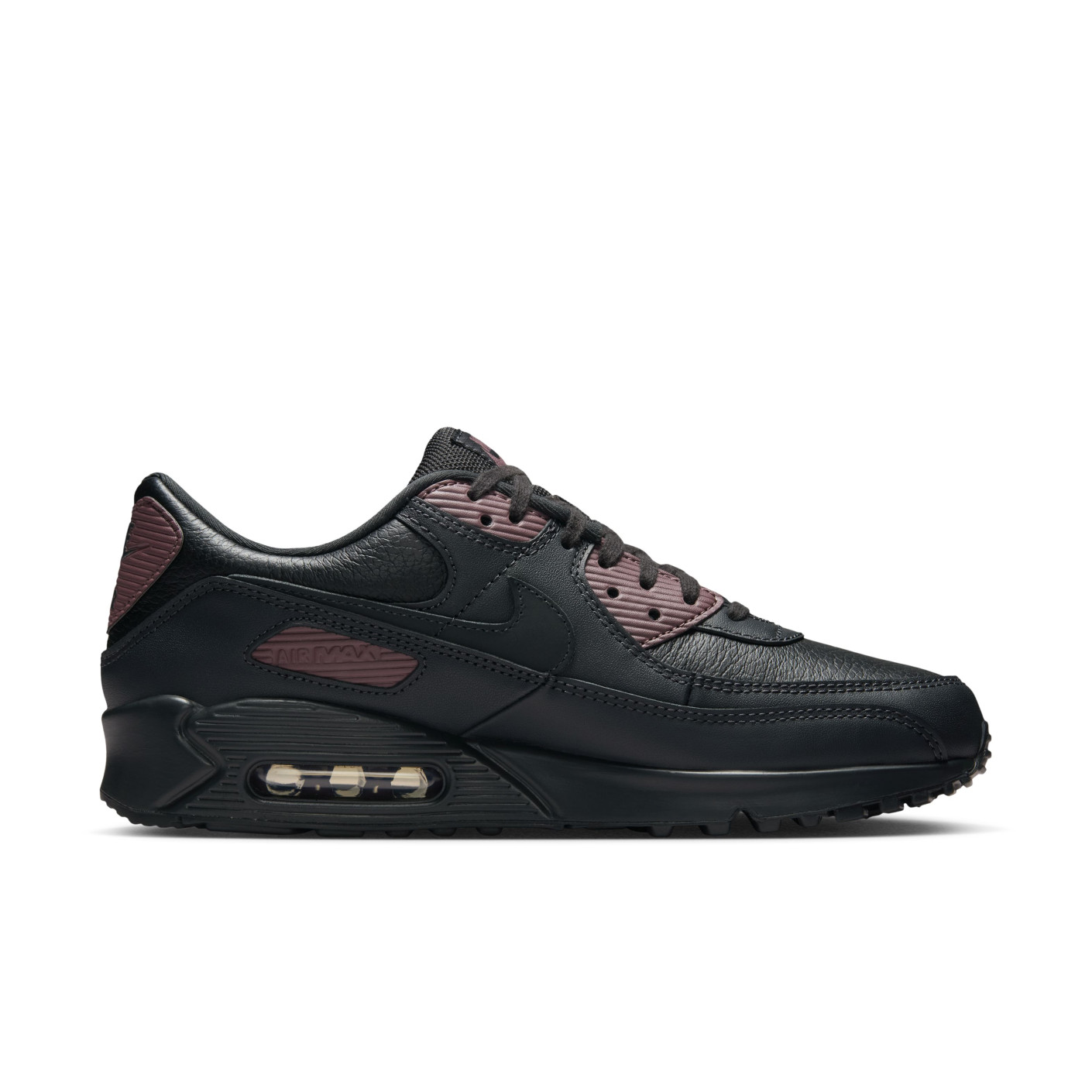 Nike Sneakers Air Max 90 Premium Zwart Lichtpaars