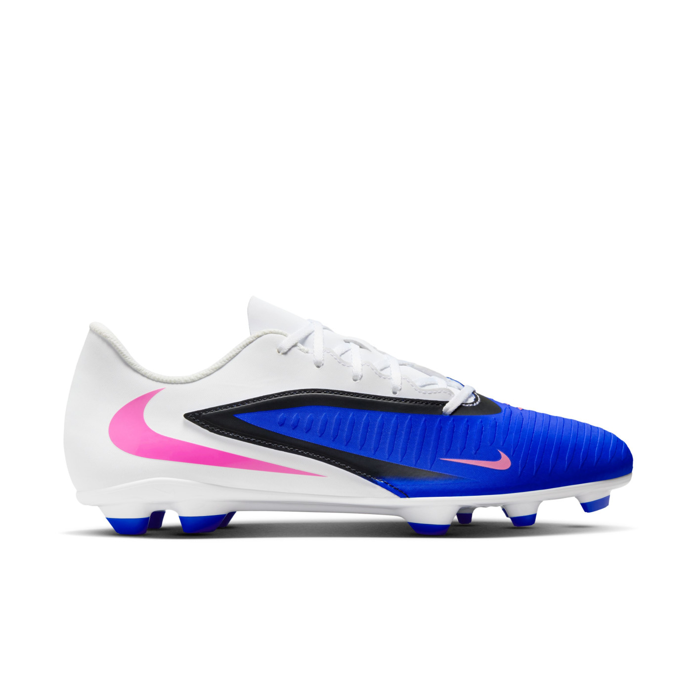 Nike Phantom 6 Club Low Grass/Artificial Grass Football Boots (MG) Blue White Hot Pink
