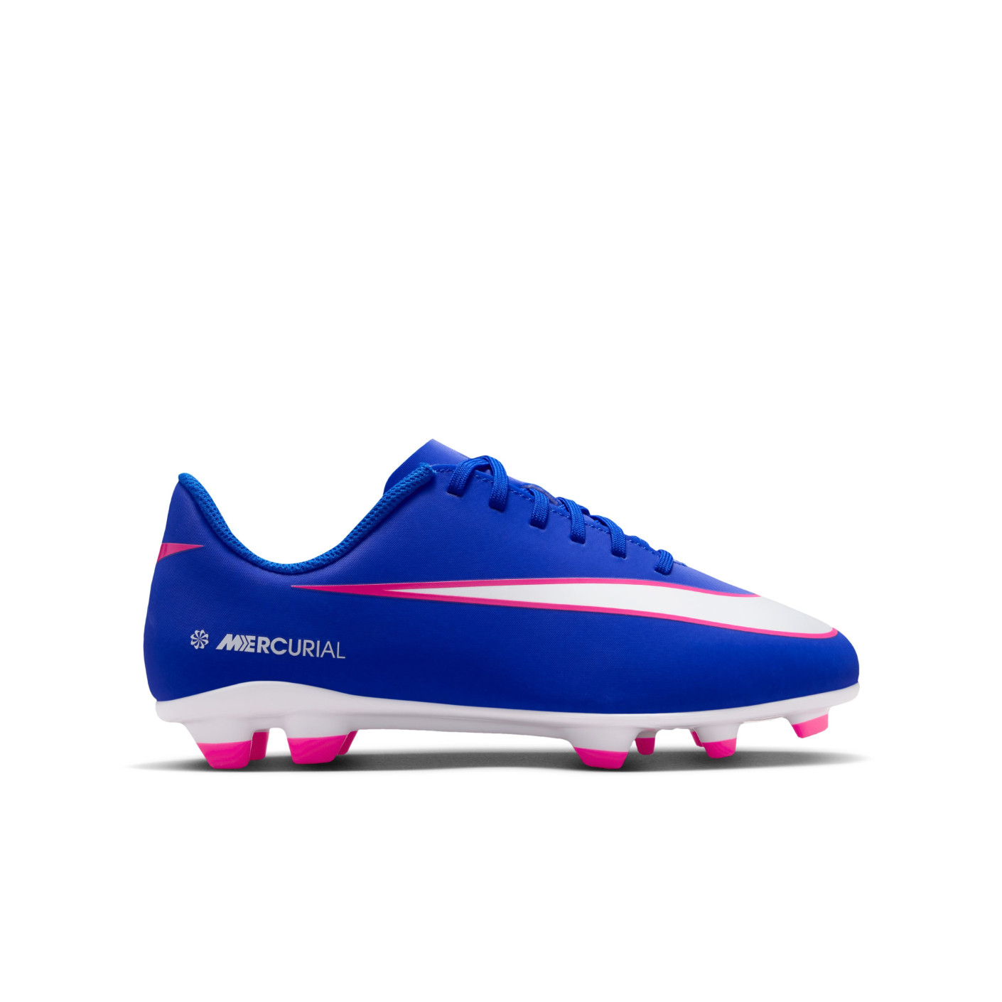 Nike Mercurial Club Vapor 16 Grass/Artificial Grass Football Boots (MG) Kids Blue White Hot Pink