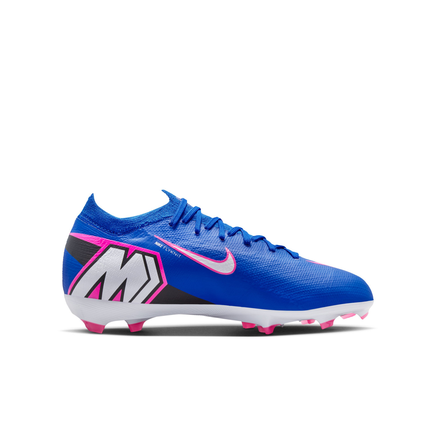 Nike Zoom Mercurial Pro Vapor 16 Grass Football Boots (FG) Kids Blue White  Hot Pink