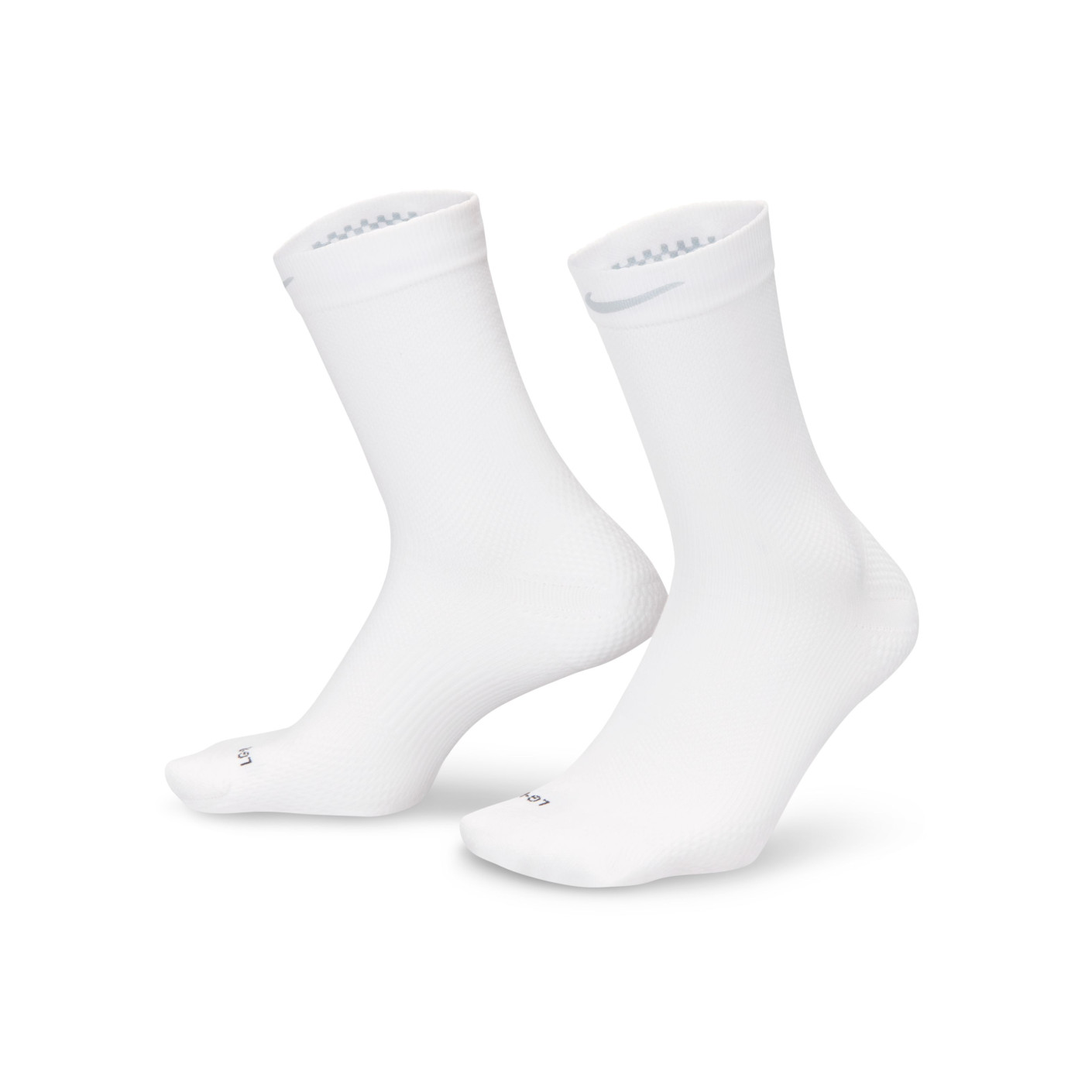 Nike Crew Lightweight Sports Socks White Black Silver