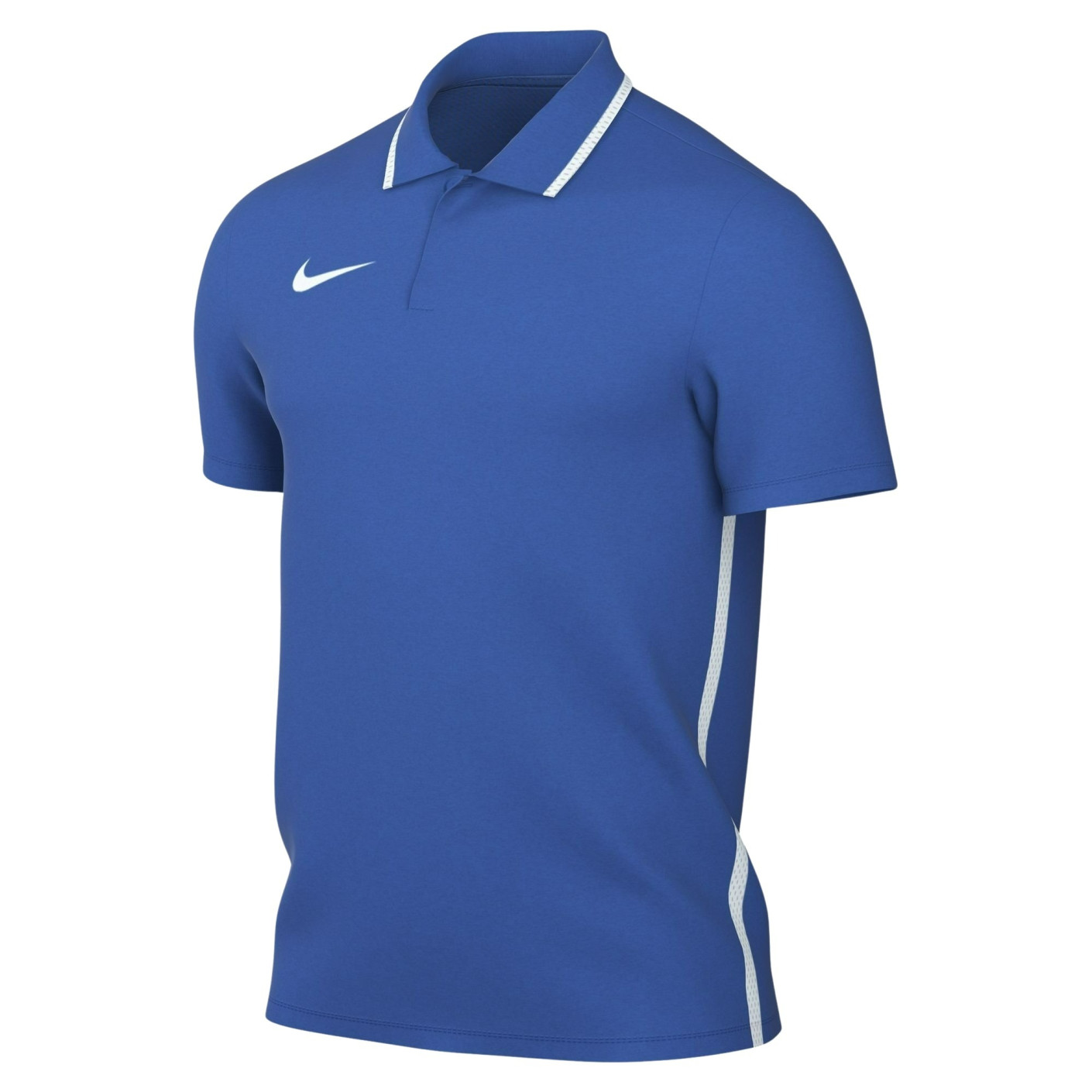 Nike Dri-FIT Park 26 Polo 1/4 Knoop Blauw Wit