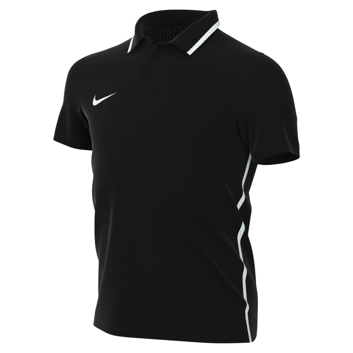 Nike Dri-FIT Park 26 Polo 1/4 Knoop Kids Zwart Wit