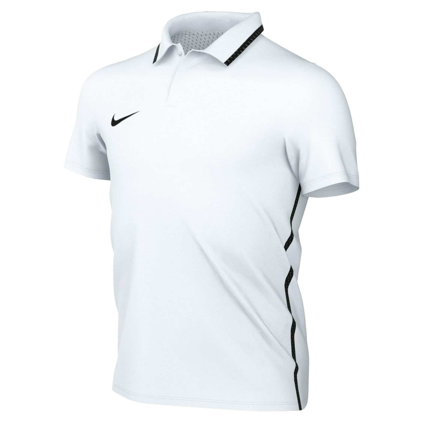 Nike Dri-FIT Park 26 Polo 1/4 Knoop Kids Wit Zwart