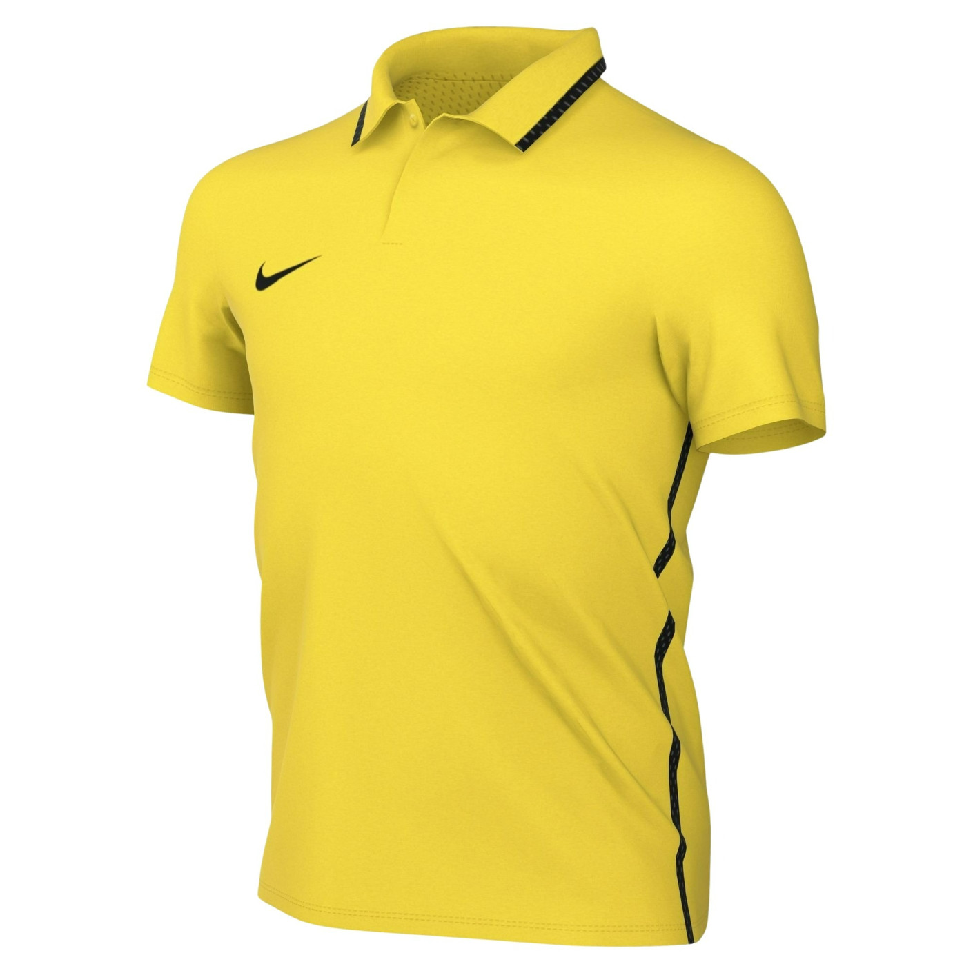 Nike Dri-FIT Park 26 Polo 1/4 Knoop Kids Geel Zwart