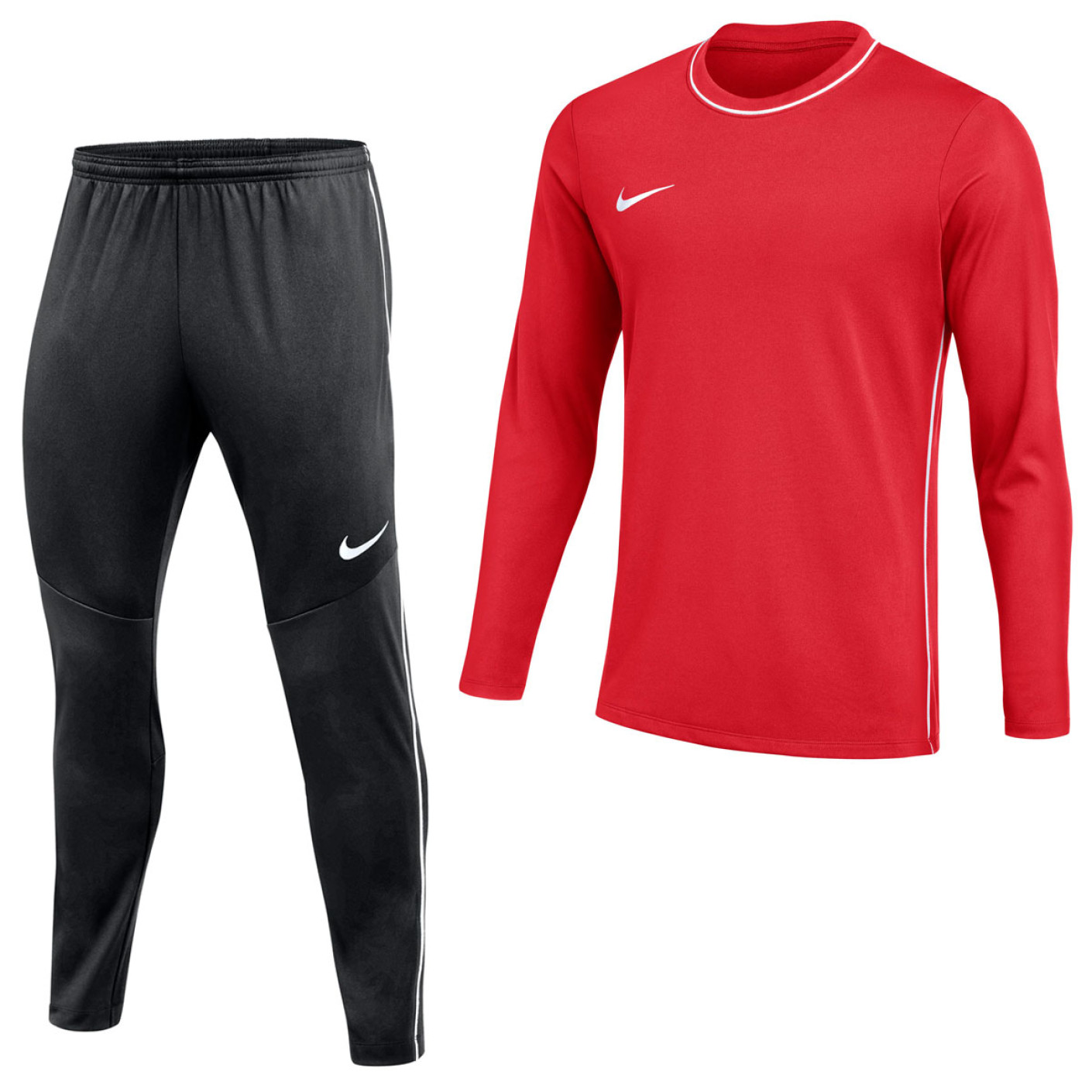 Nike Dri-FIT Park 26 Trainingspak Rood Zwart